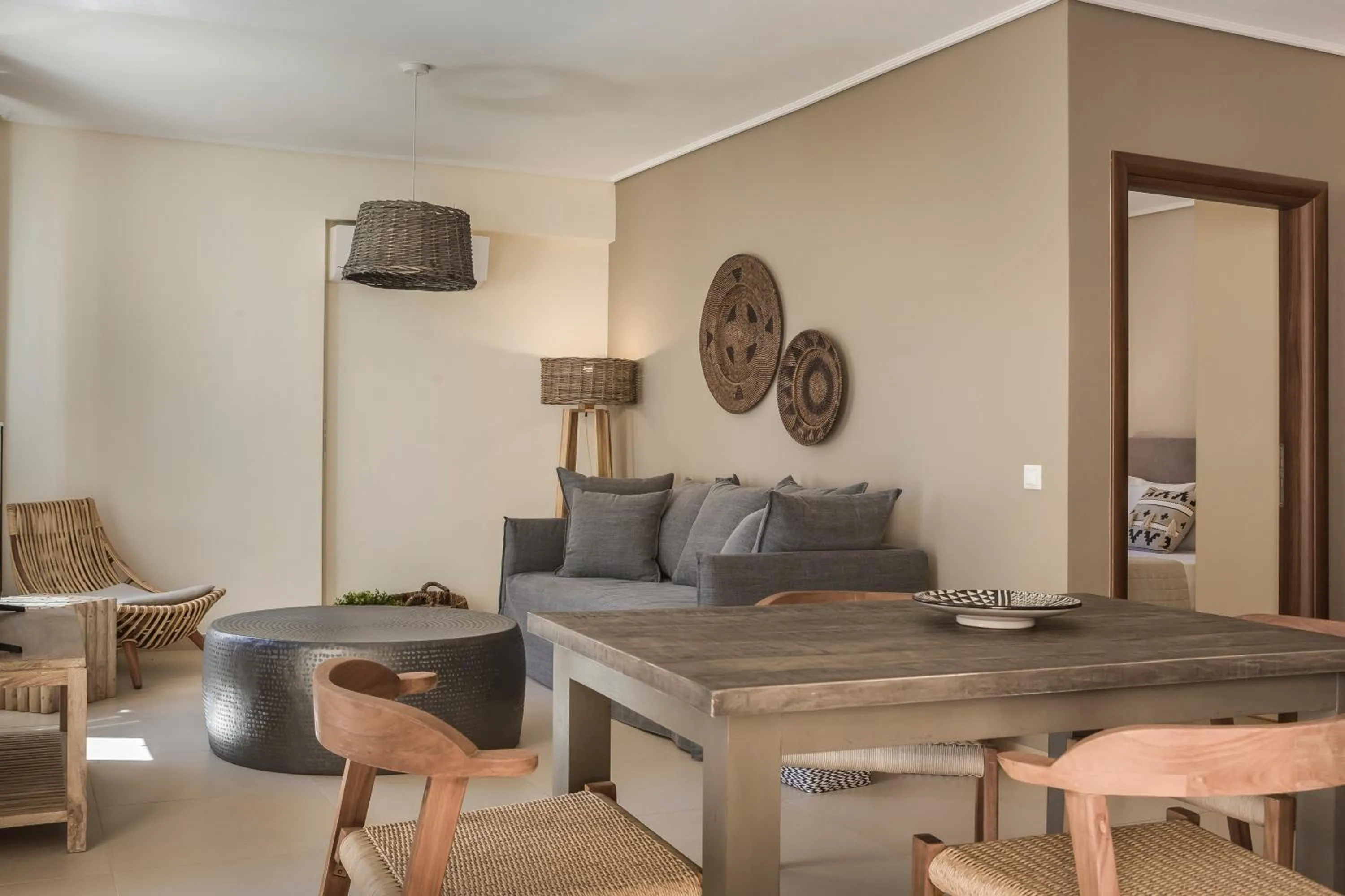 Living room in Meliti Waterfront Suites