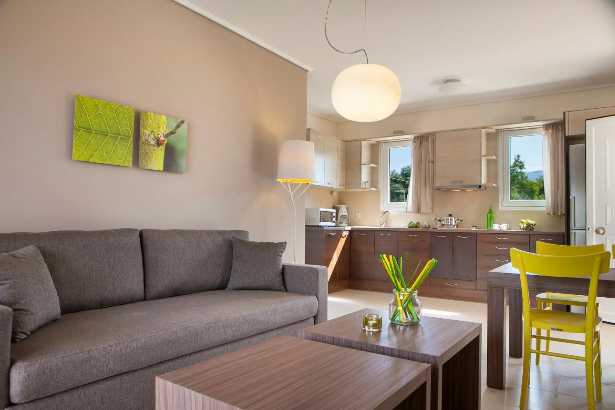 Kitchen or kitchenette in Meliti Waterfront Suites