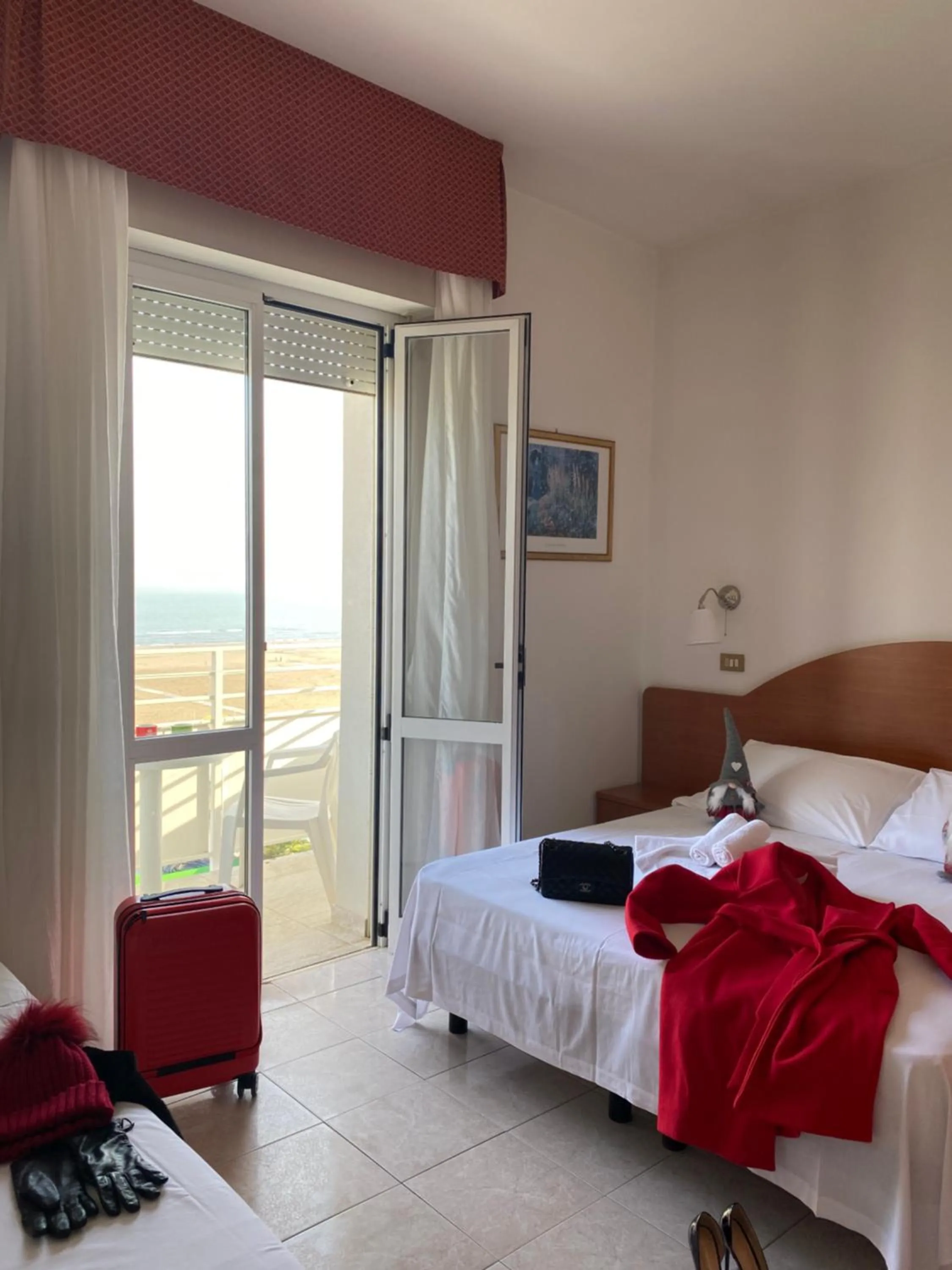 Bedroom, Bed in Hotel Vela d'Oro