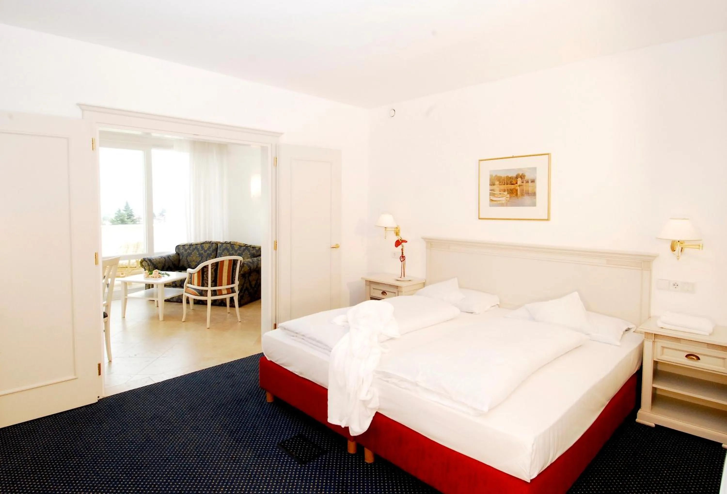 Living room, Bed in Kröllnerhof