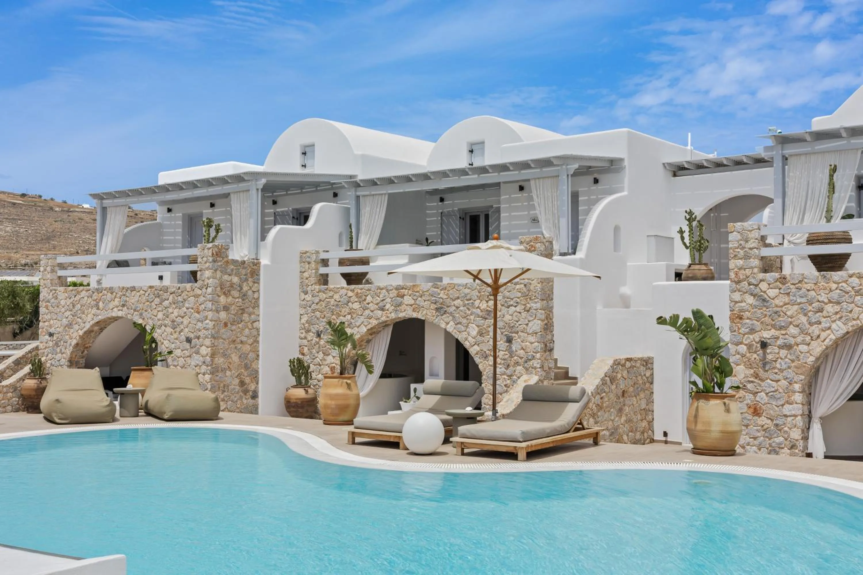 Swimming pool in Orabel Suites Santorini (Adults Only)