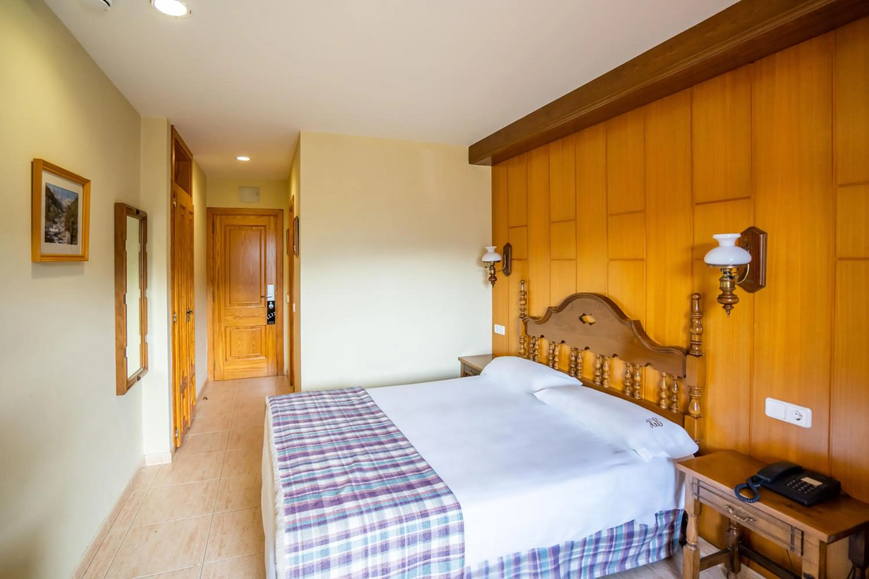 Bed in Abba Ordino Babot Hotel