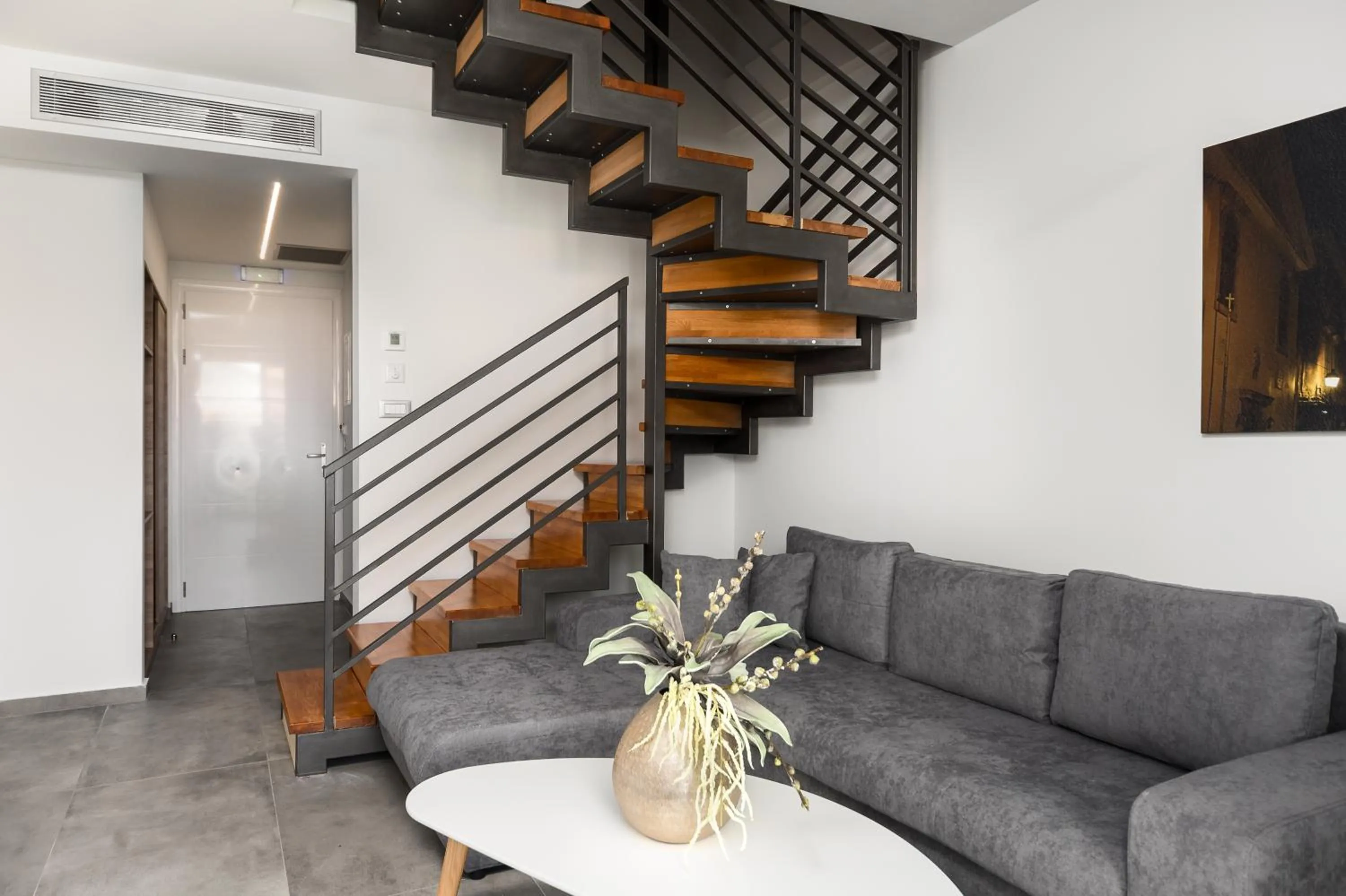 Seating area in Acharavi Beach Hotel