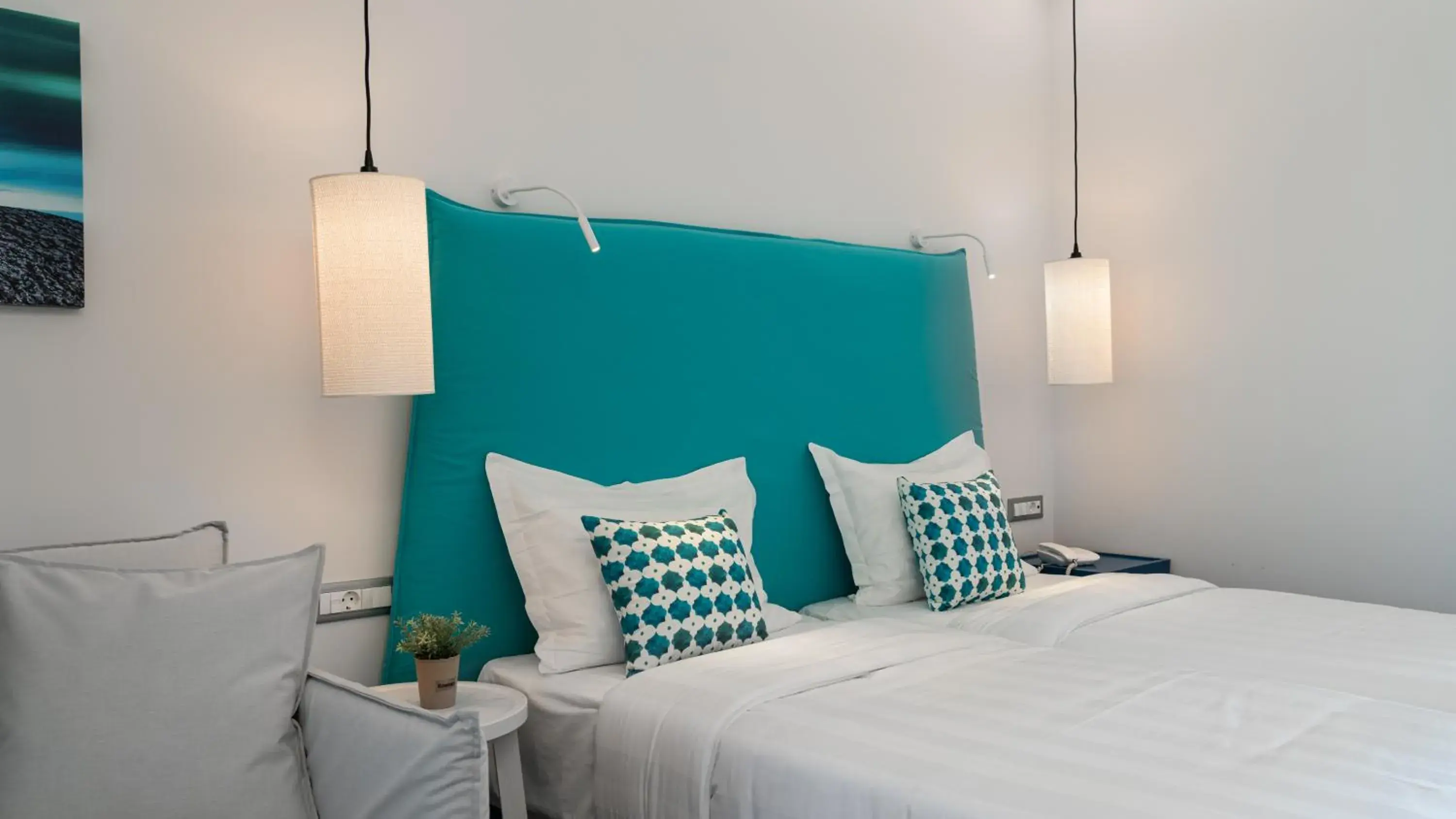 Bed in Acharavi Beach Hotel Bed in Acharavi Beach Hotel