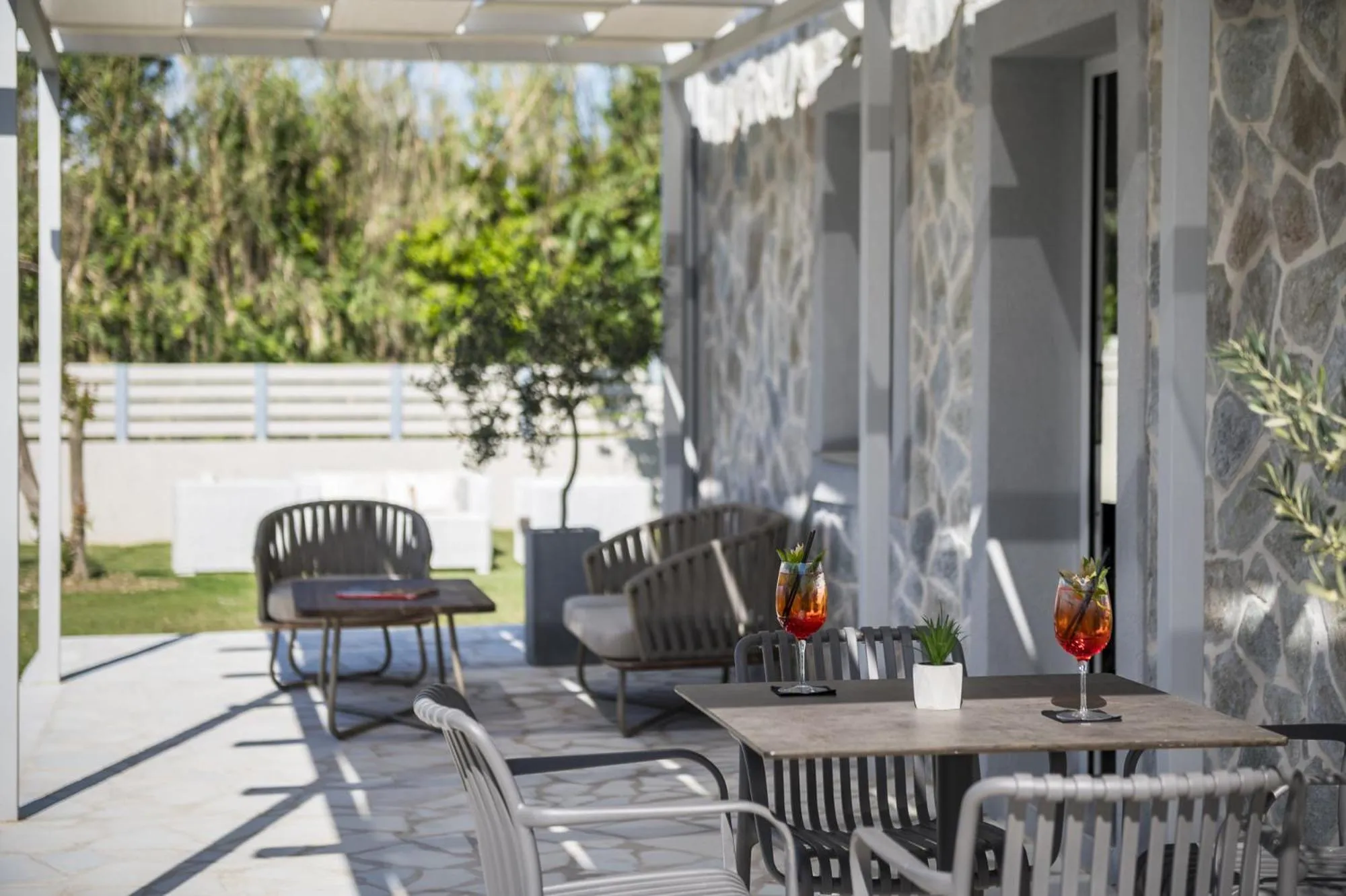 Balcony/Terrace in Acharavi Beach Hotel
