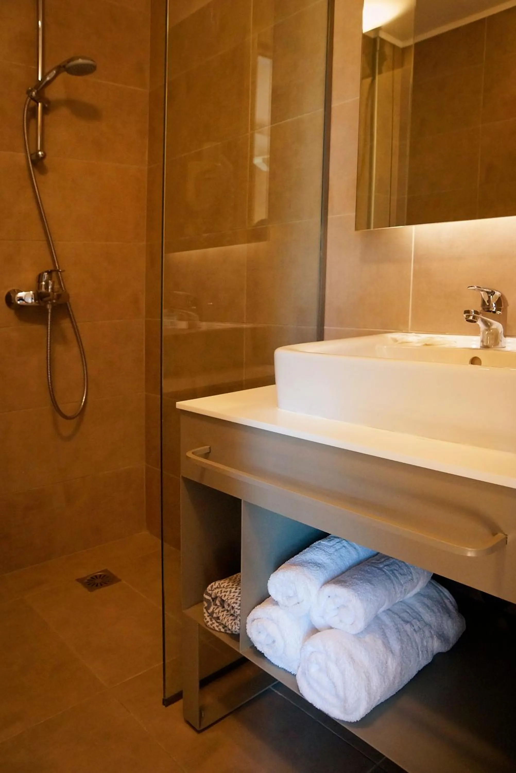 Bathroom in Acharavi Beach Hotel