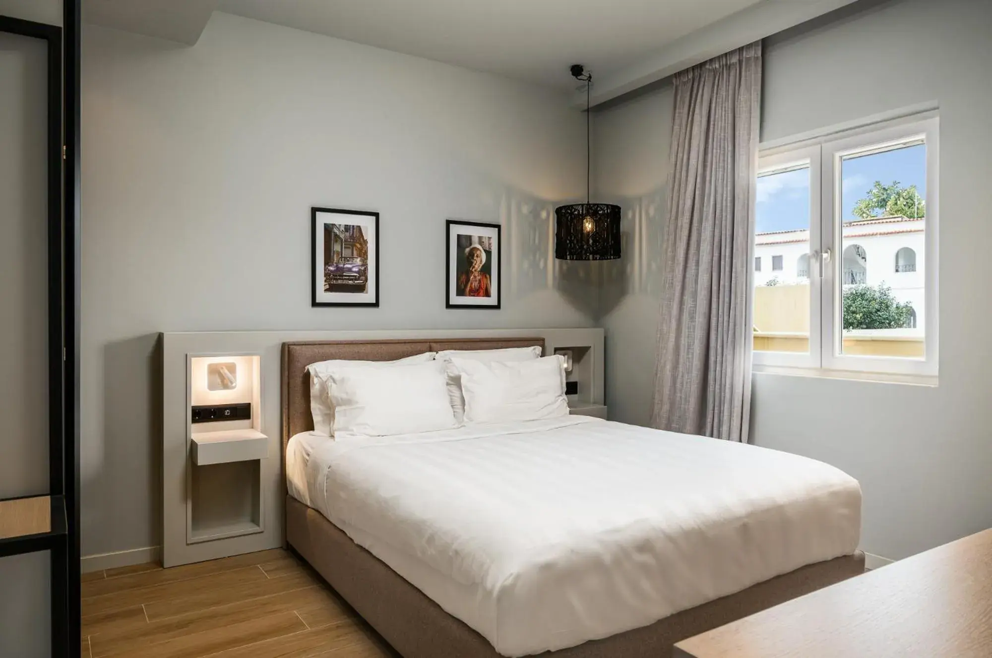 Bedroom, Bed in Acharavi Beach Hotel Bedroom, Bed in Acharavi Beach Hotel