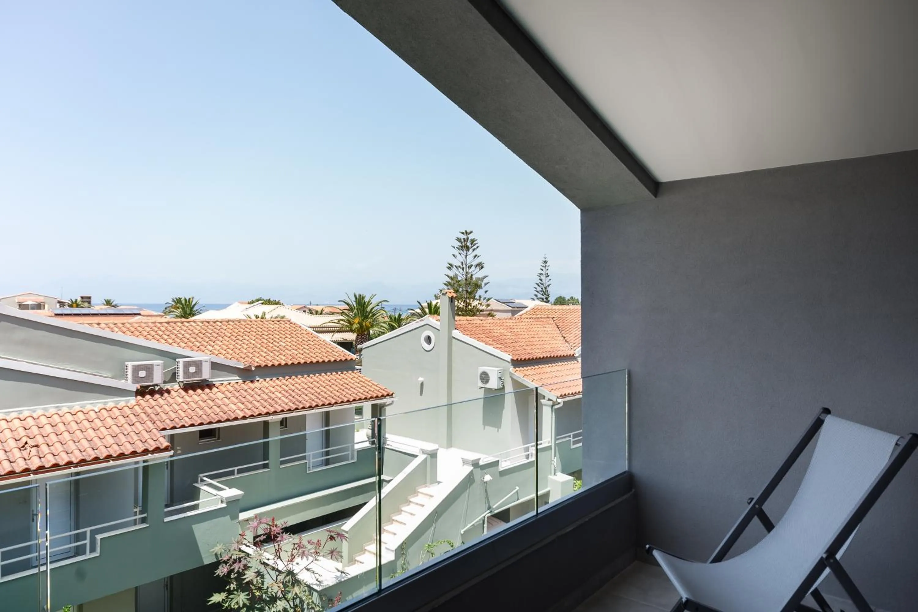 Balcony/Terrace in Acharavi Beach Hotel