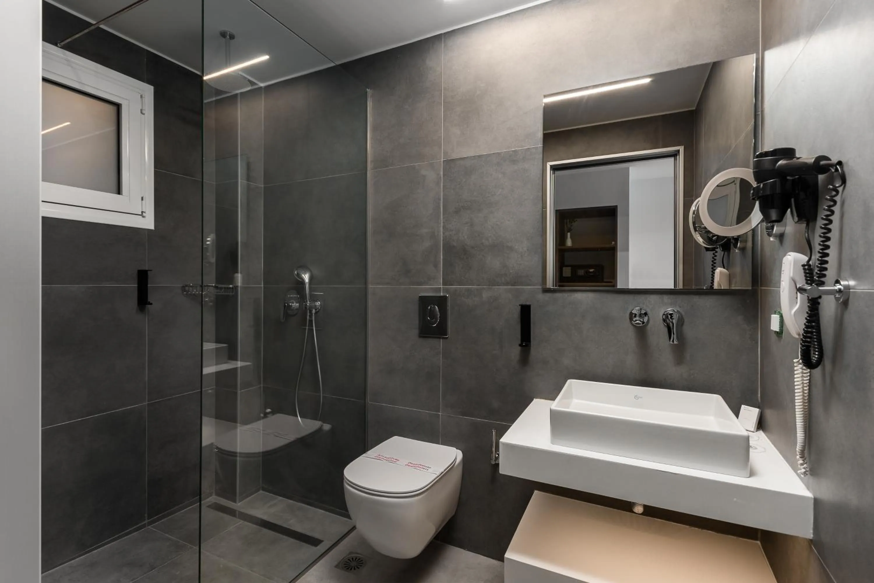 Bathroom in Acharavi Beach Hotel