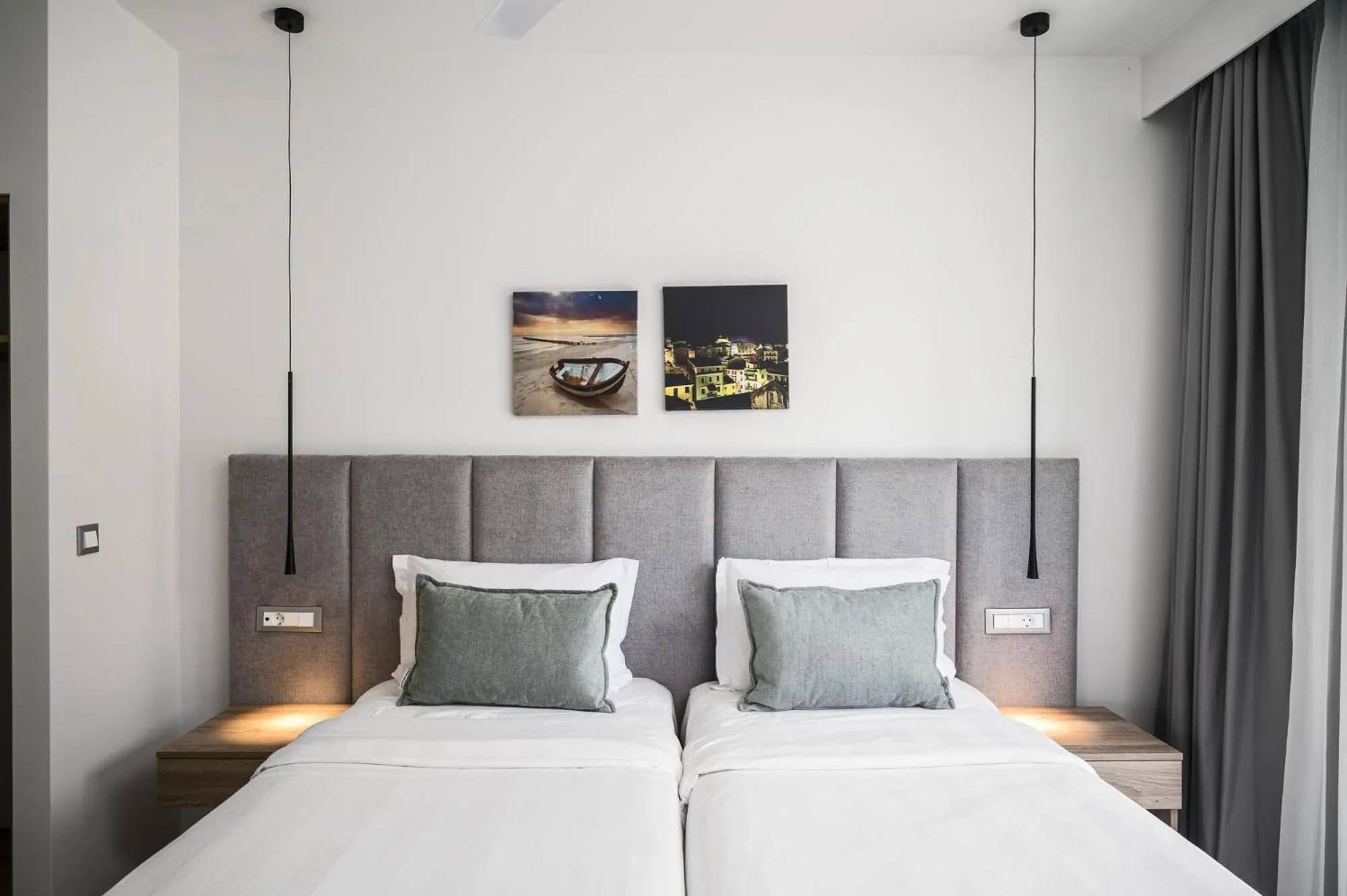 Bedroom, Bed in Acharavi Beach Hotel