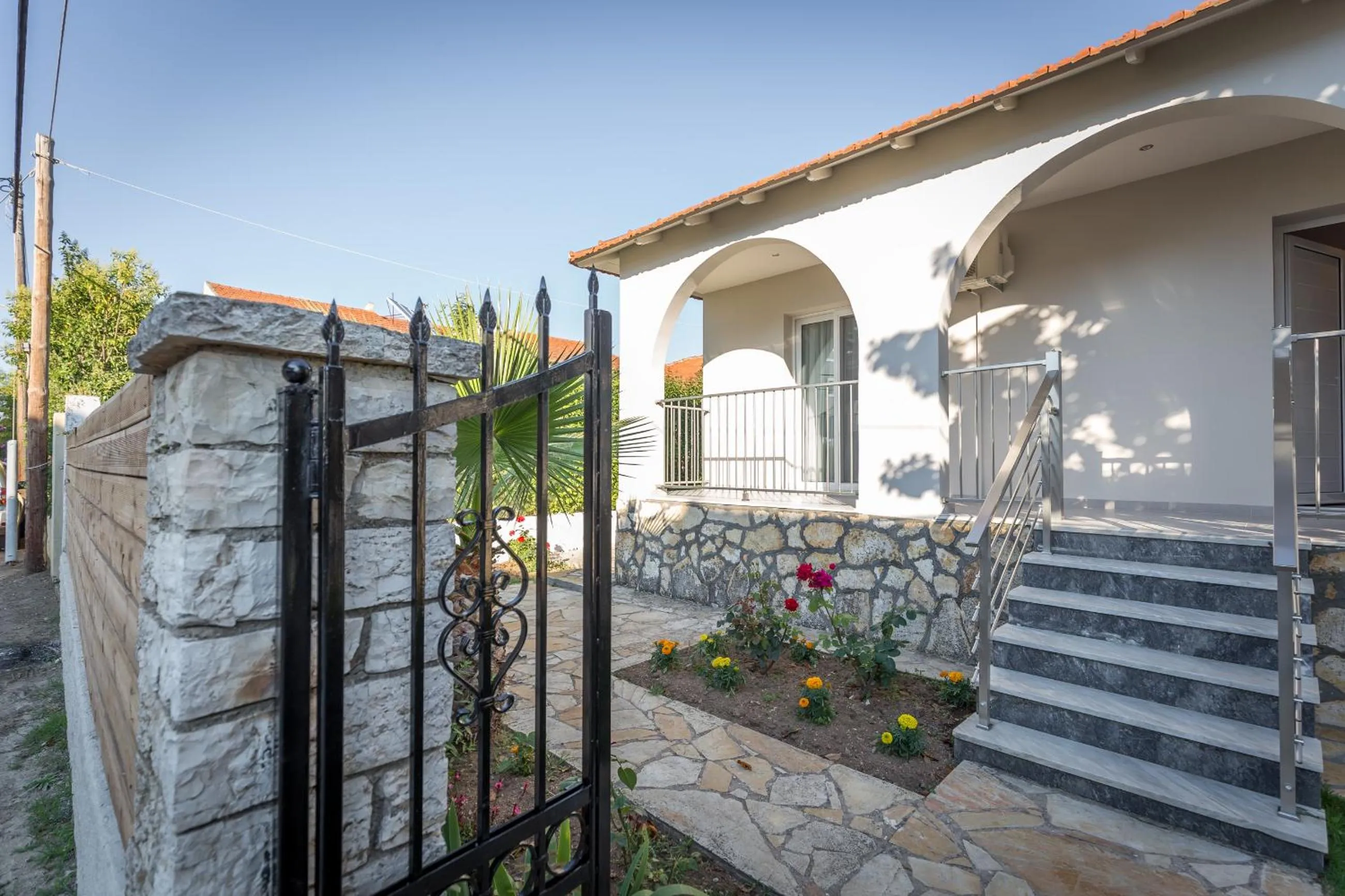 Location in Acharavi Beach Hotel