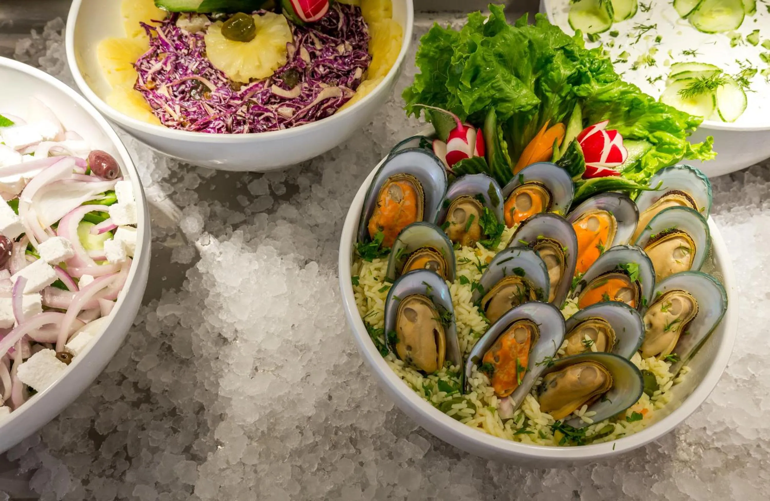 Dinner in Acharavi Beach Hotel