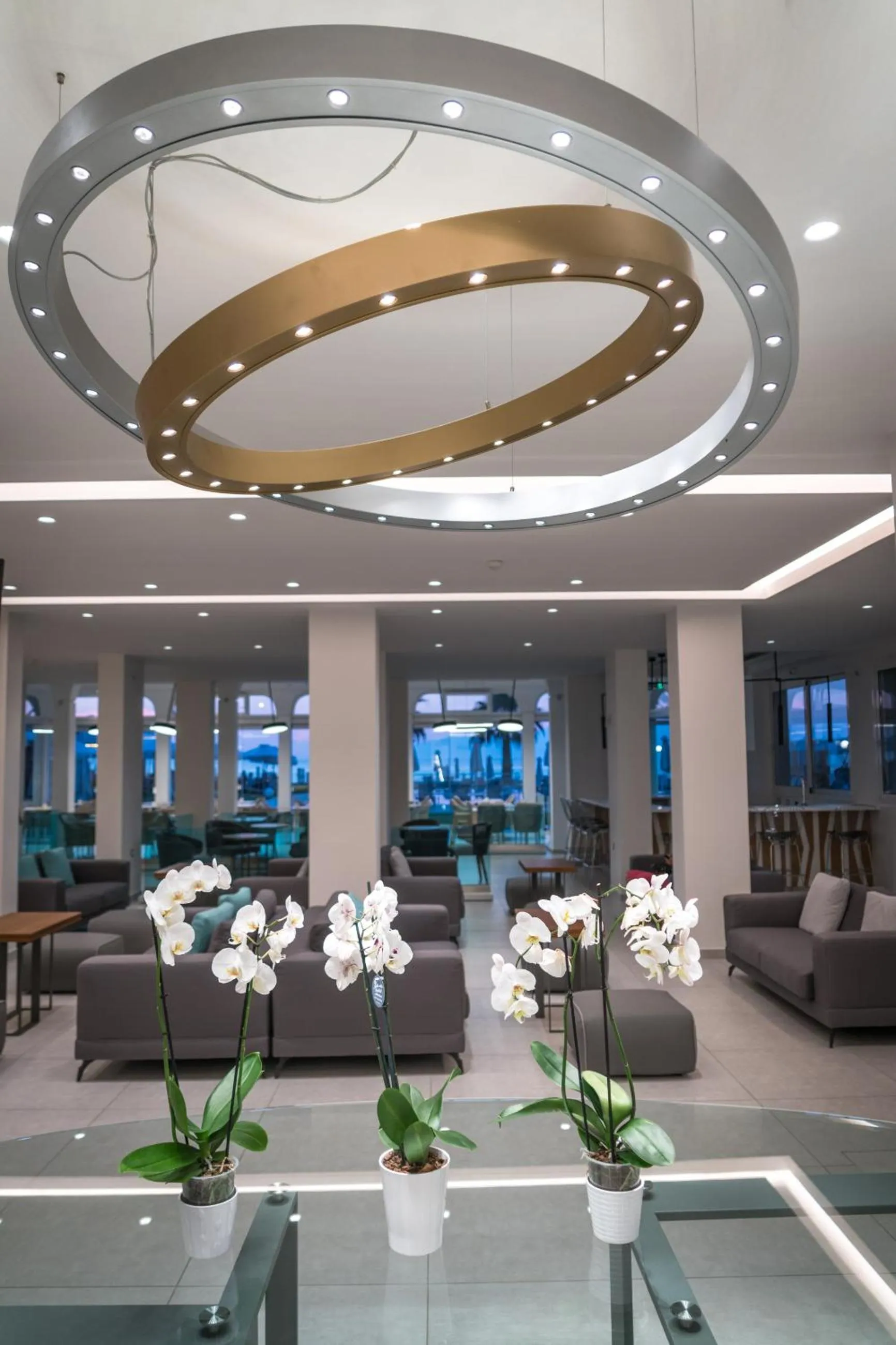 Lobby or reception in Acharavi Beach Hotel