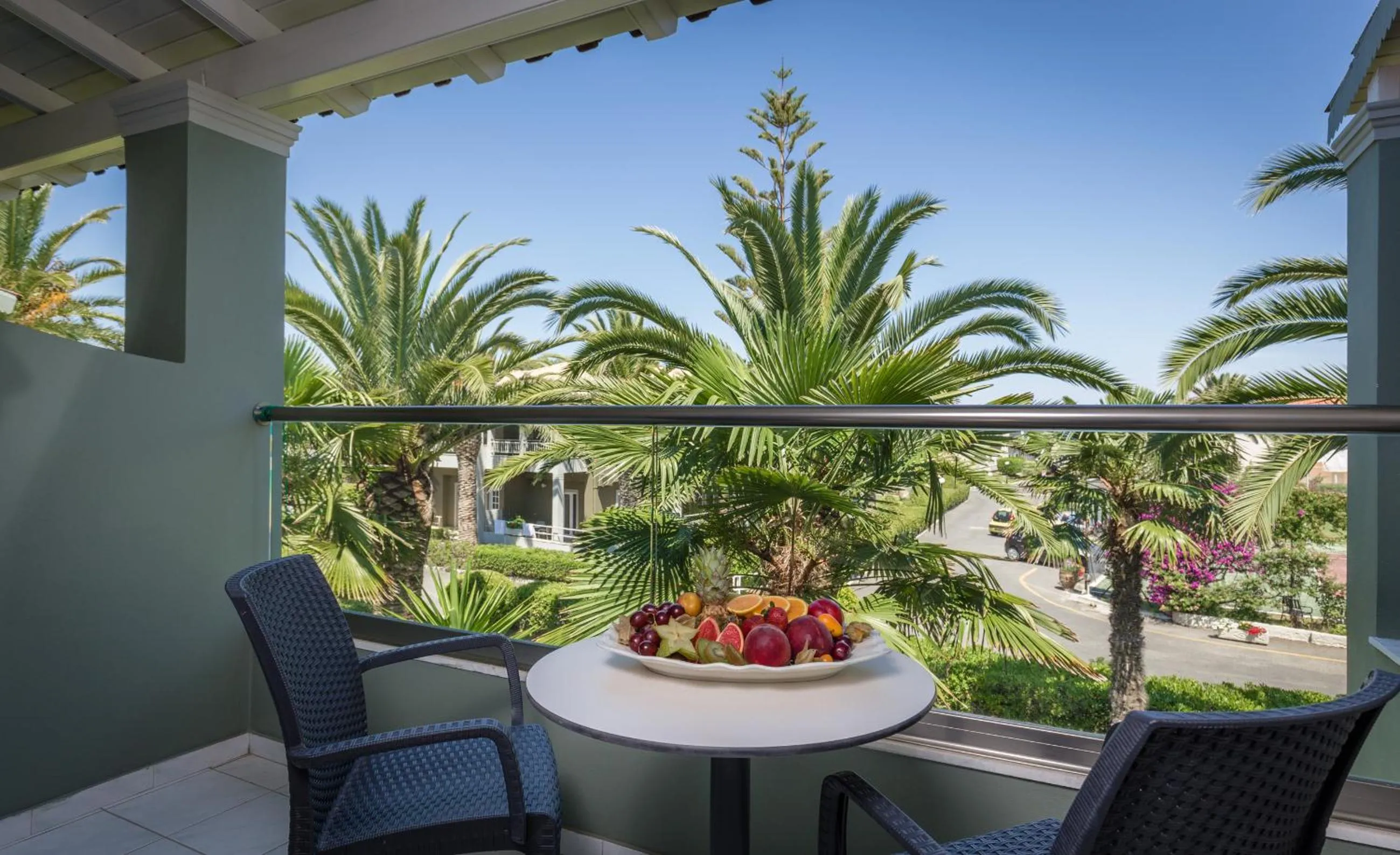 Balcony/Terrace in Acharavi Beach Hotel