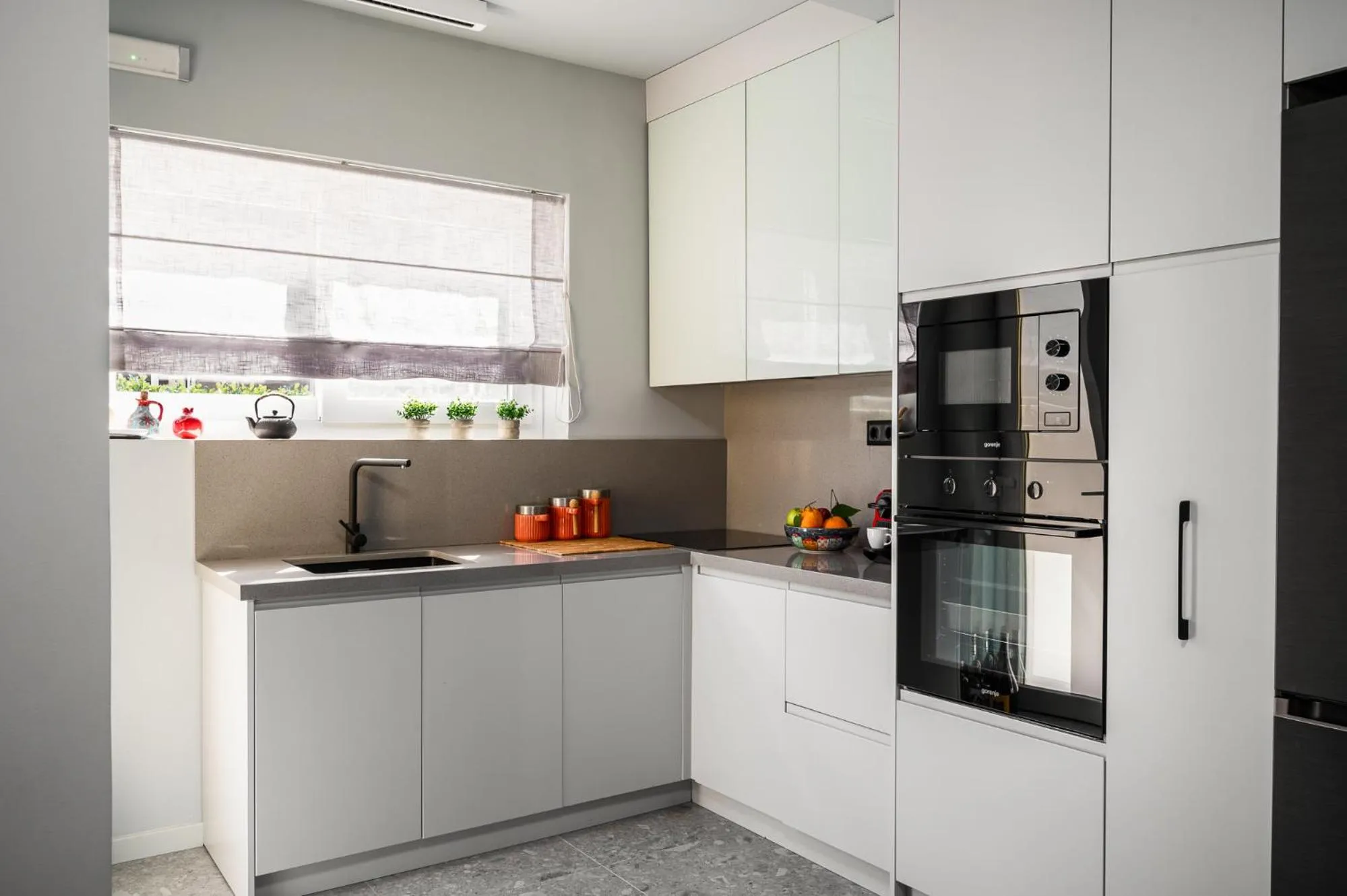 Kitchen or kitchenette in Acharavi Beach Hotel