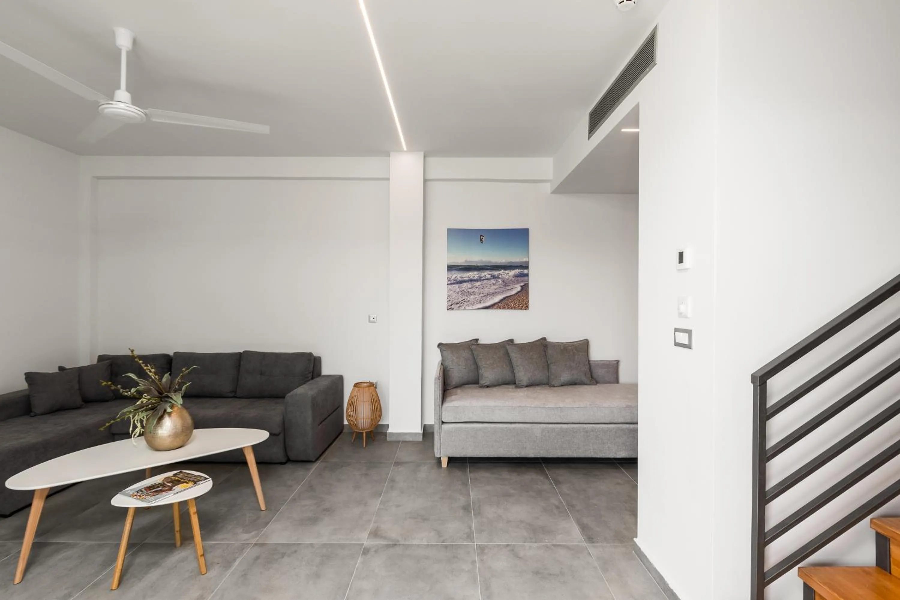 Seating area in Acharavi Beach Hotel