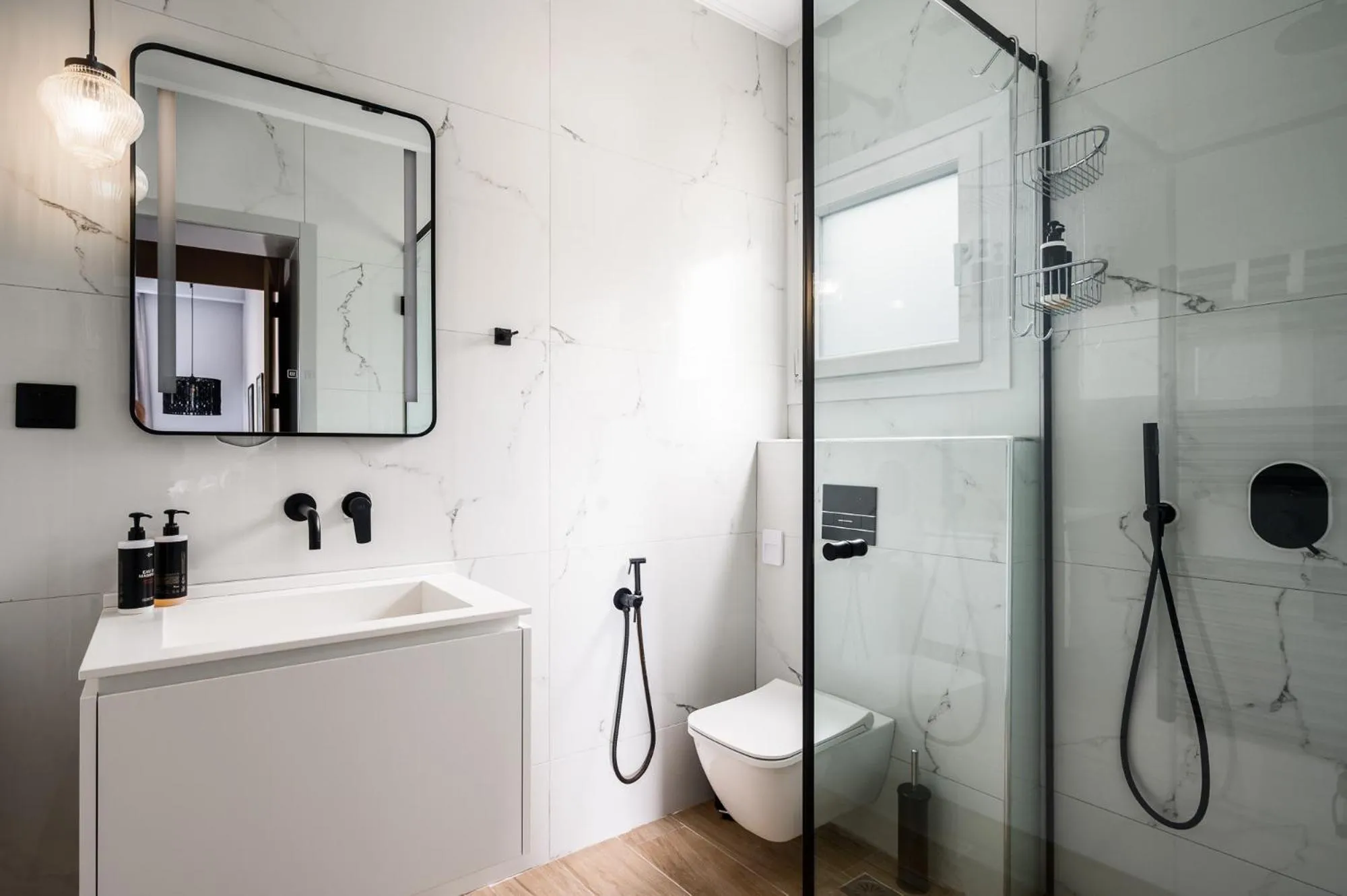 Shower in Acharavi Beach Hotel