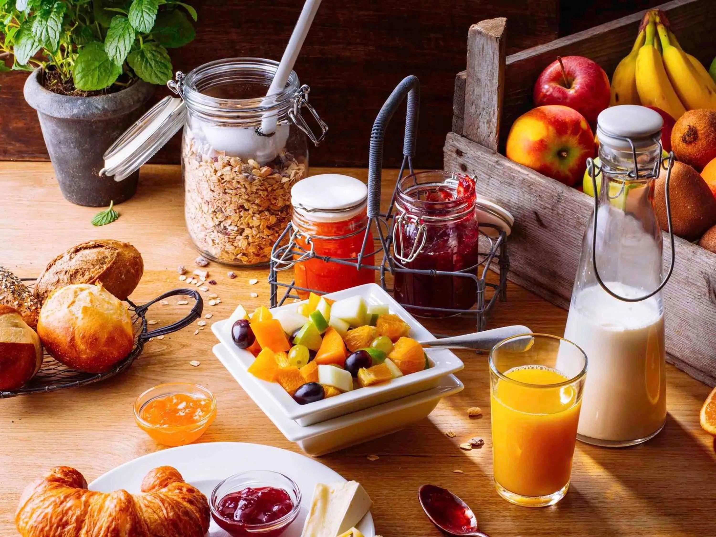 Breakfast in Ibis Leipzig City