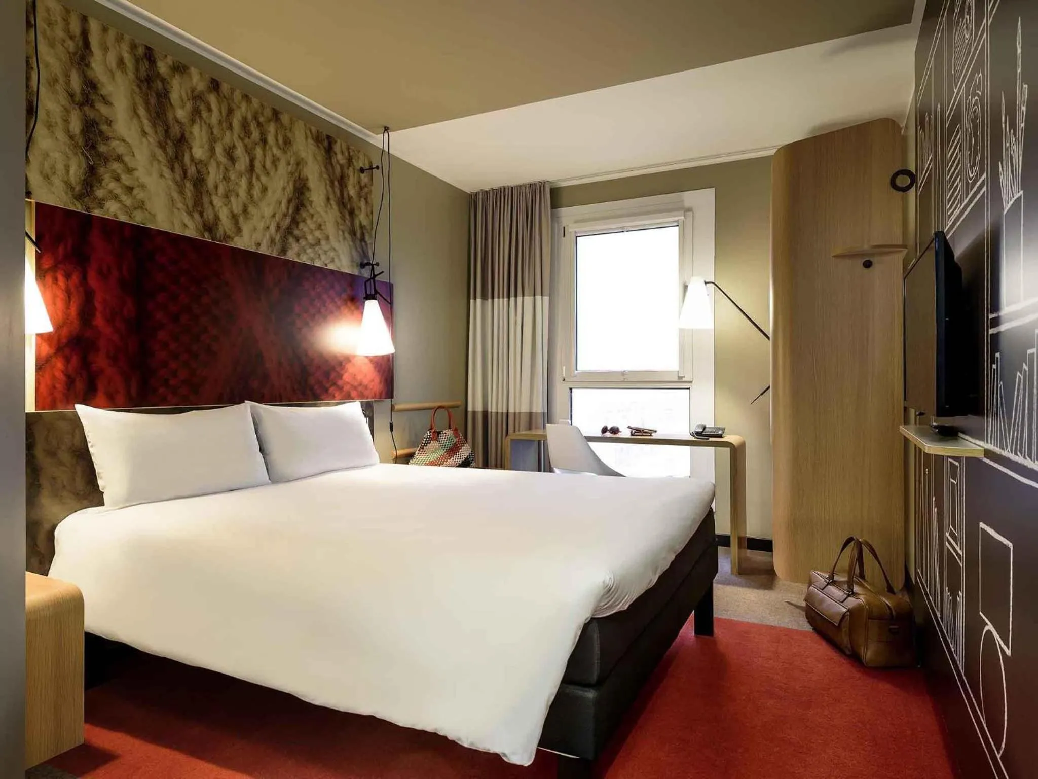 Bedroom in Ibis Leipzig City