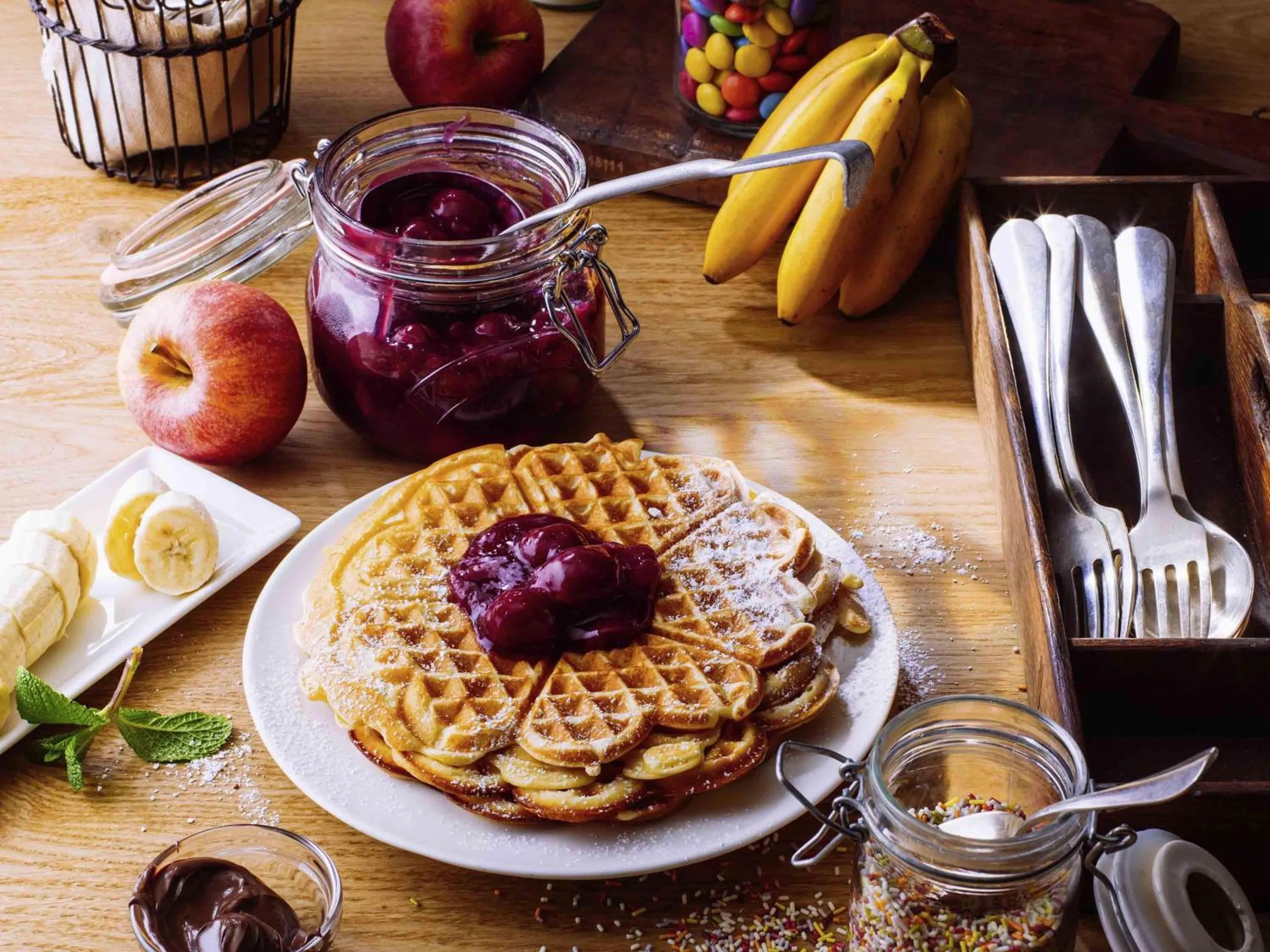 Breakfast in Ibis Leipzig City
