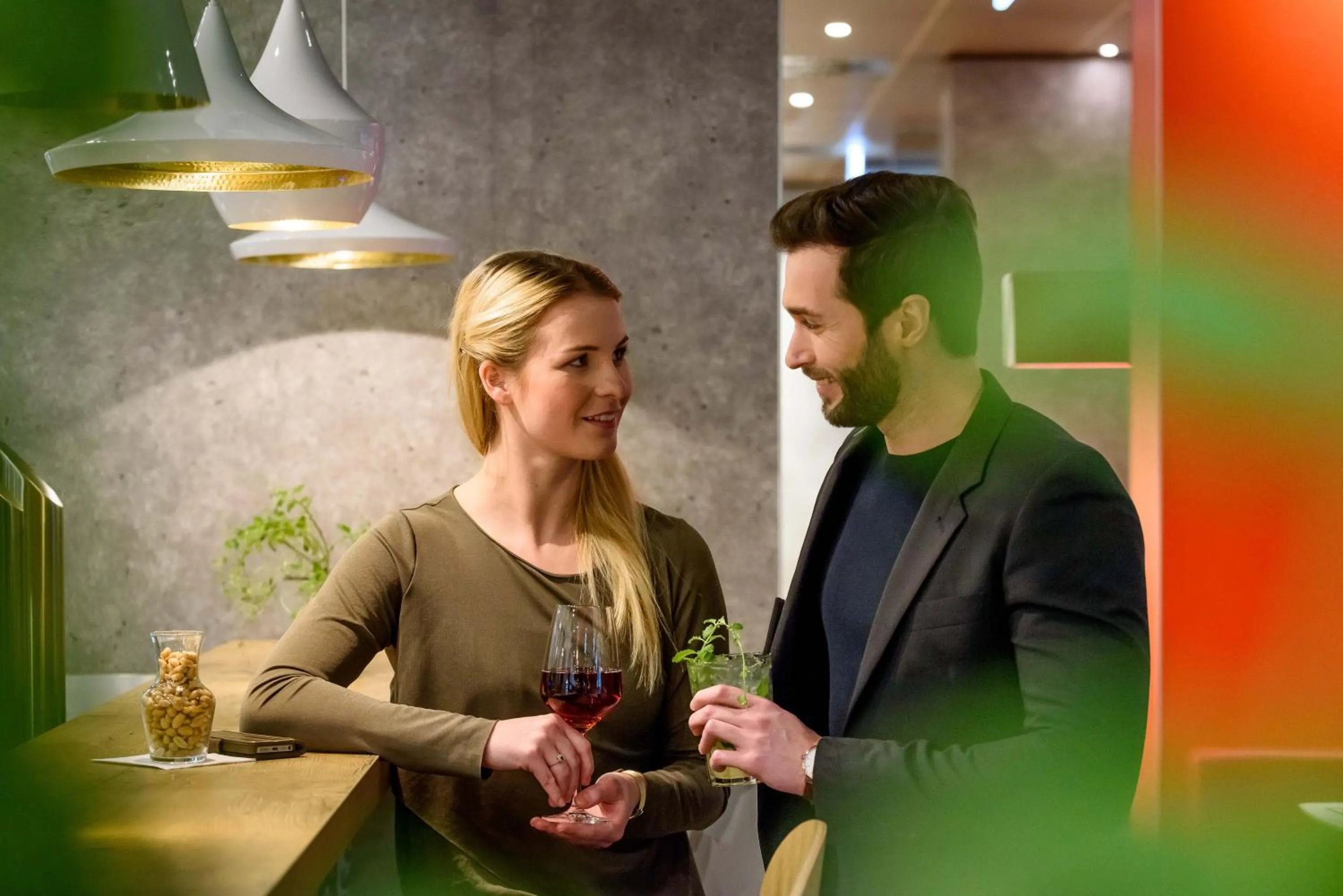 Lounge or bar in Ibis Leipzig City