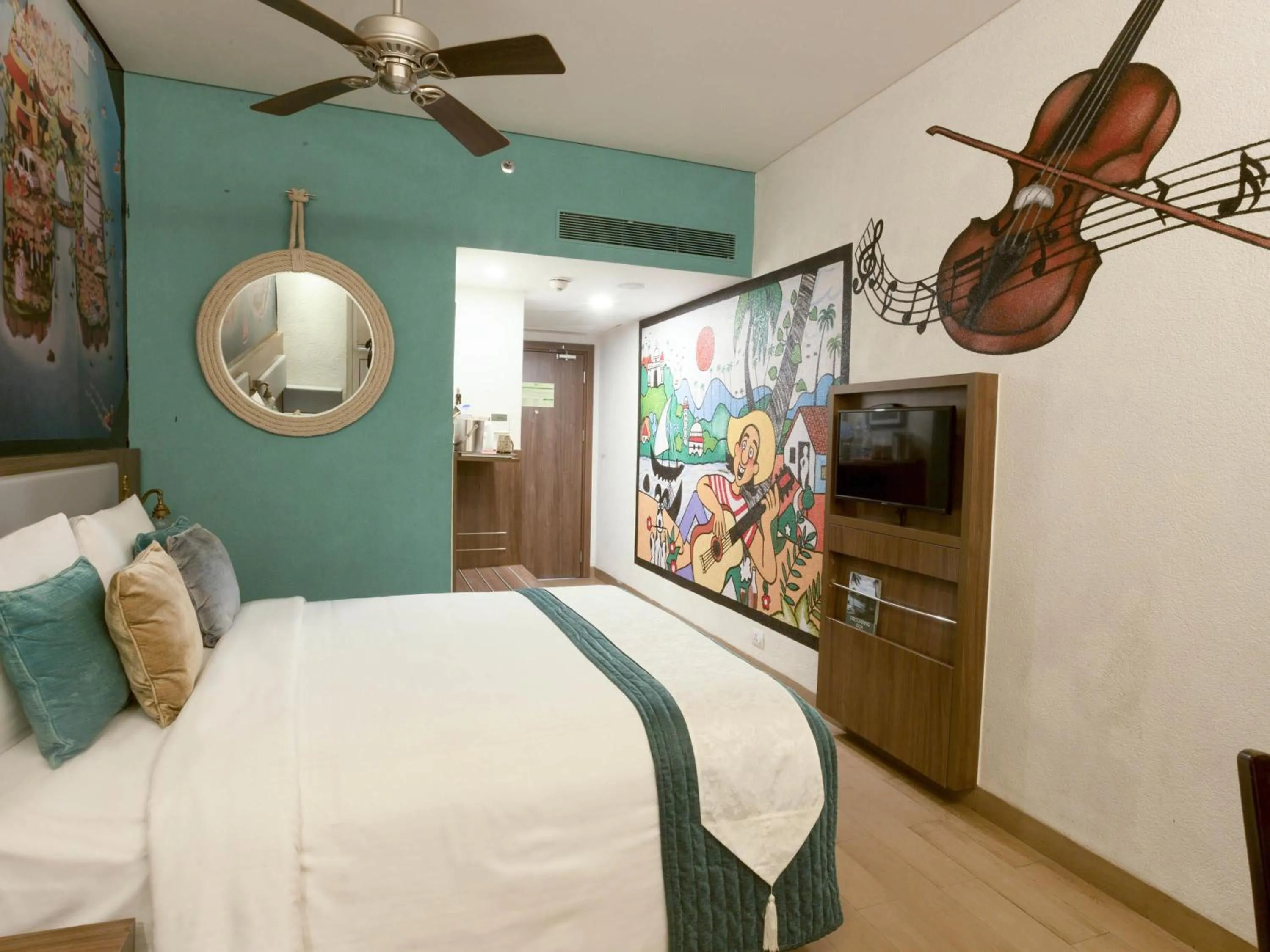 Bedroom, Bed in ibis Styles Goa Calangute - An Accor Brand