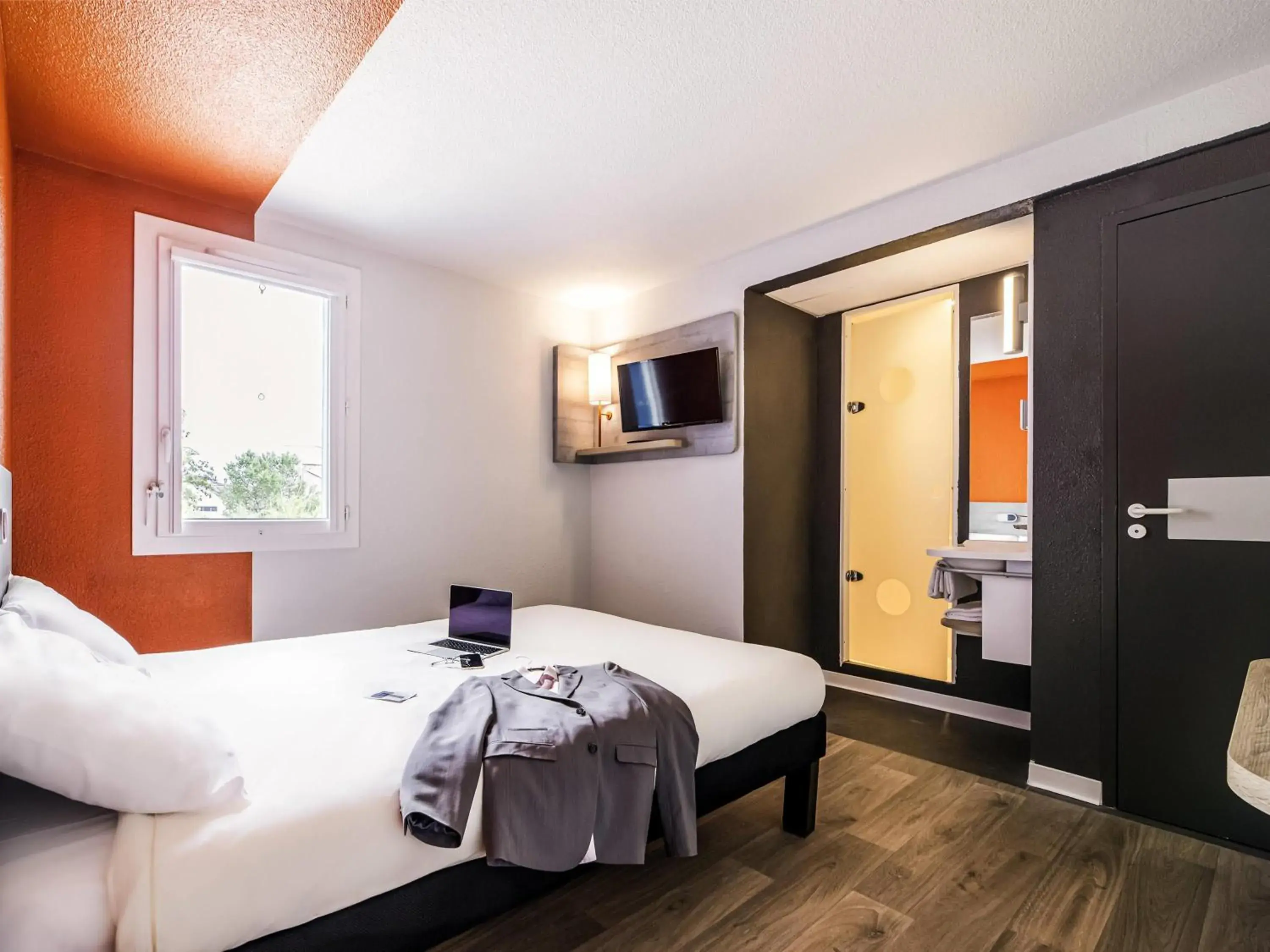 Bedroom, Bed in Ibis Budget Perpignan Sud Bedroom, Bed in Ibis Budget Perpignan Sud