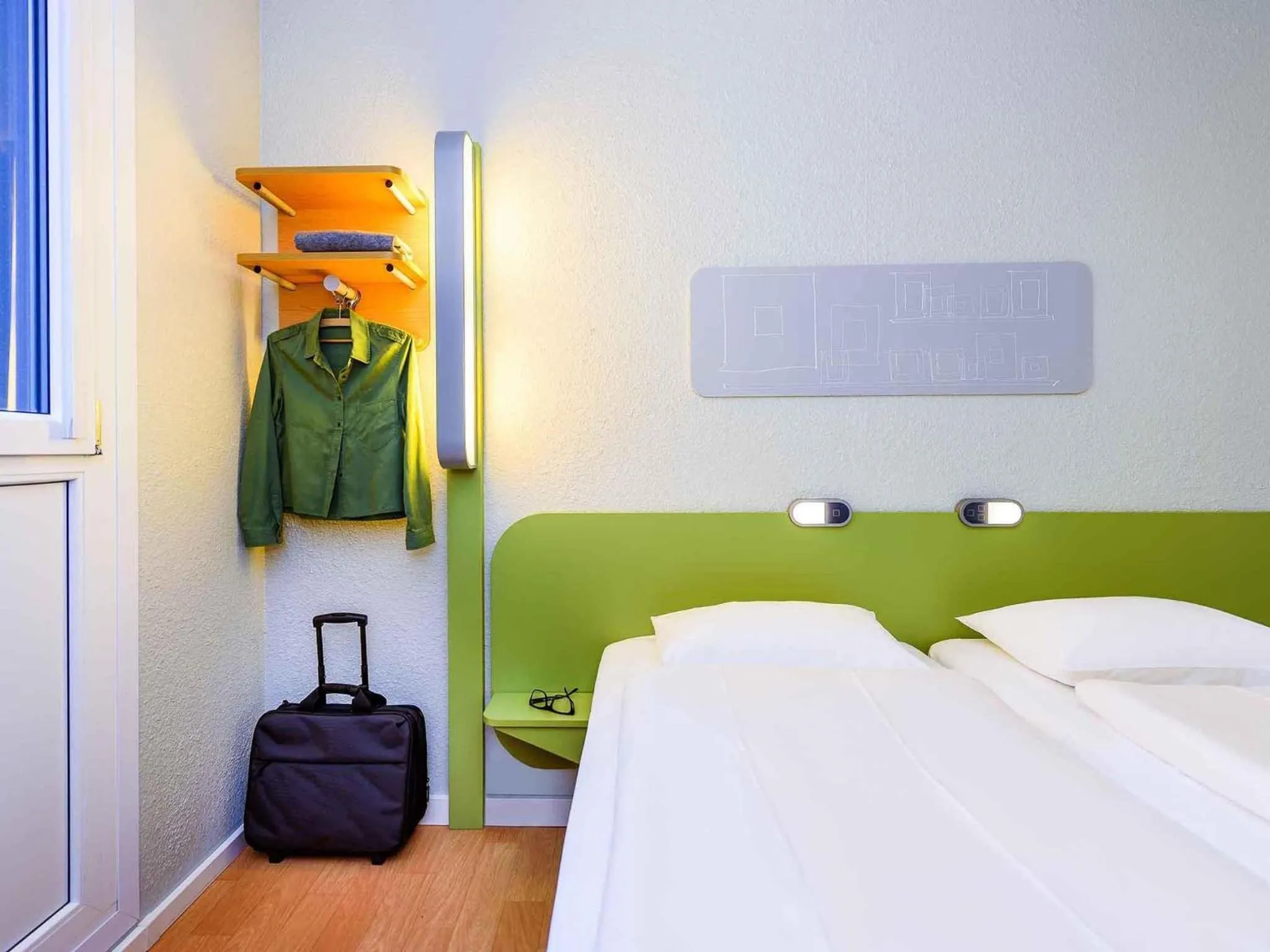 Bedroom in Ibis Budget Leipzig City