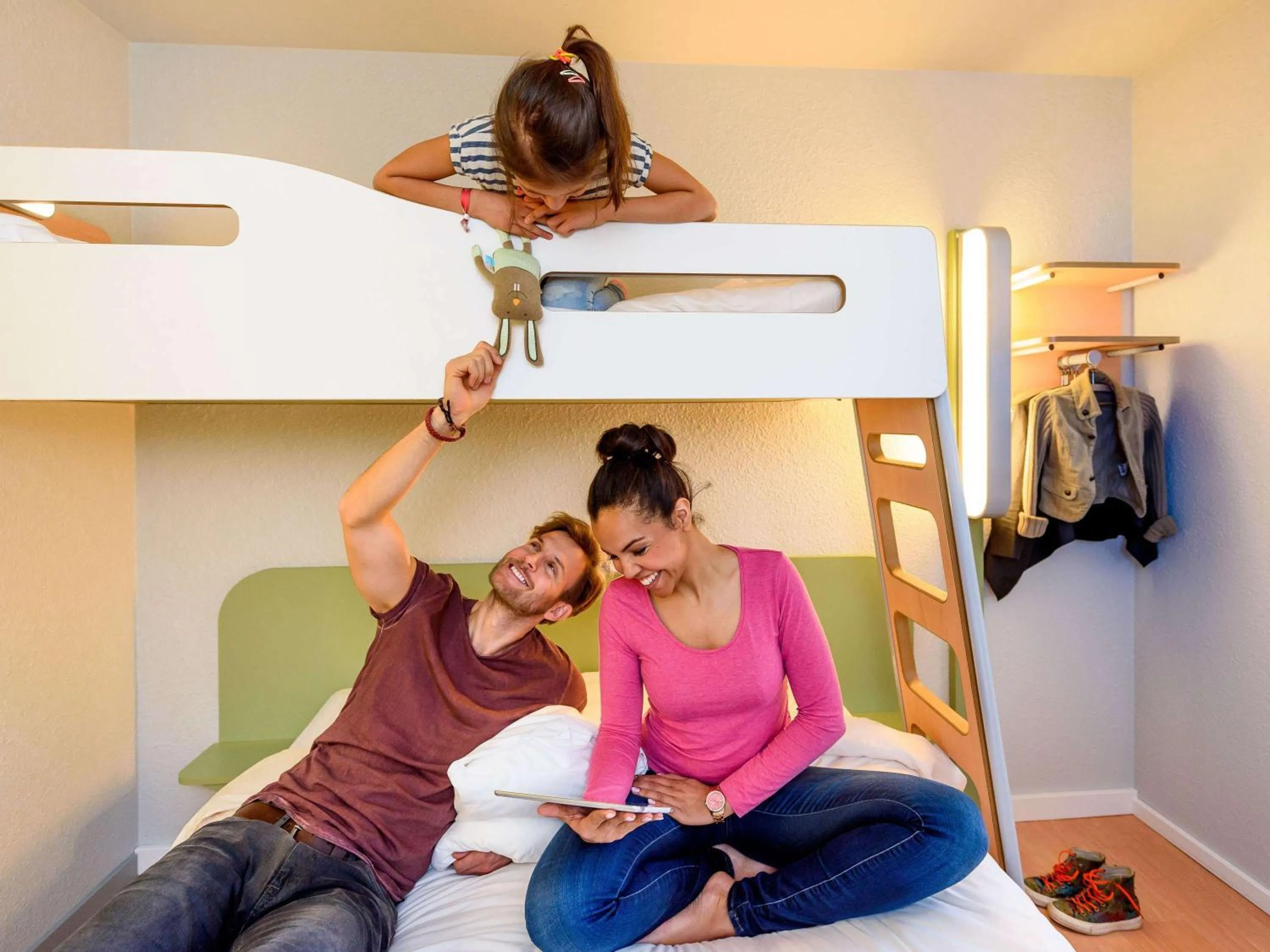 Twin Room with Bunk Bed in Ibis Budget Leipzig City