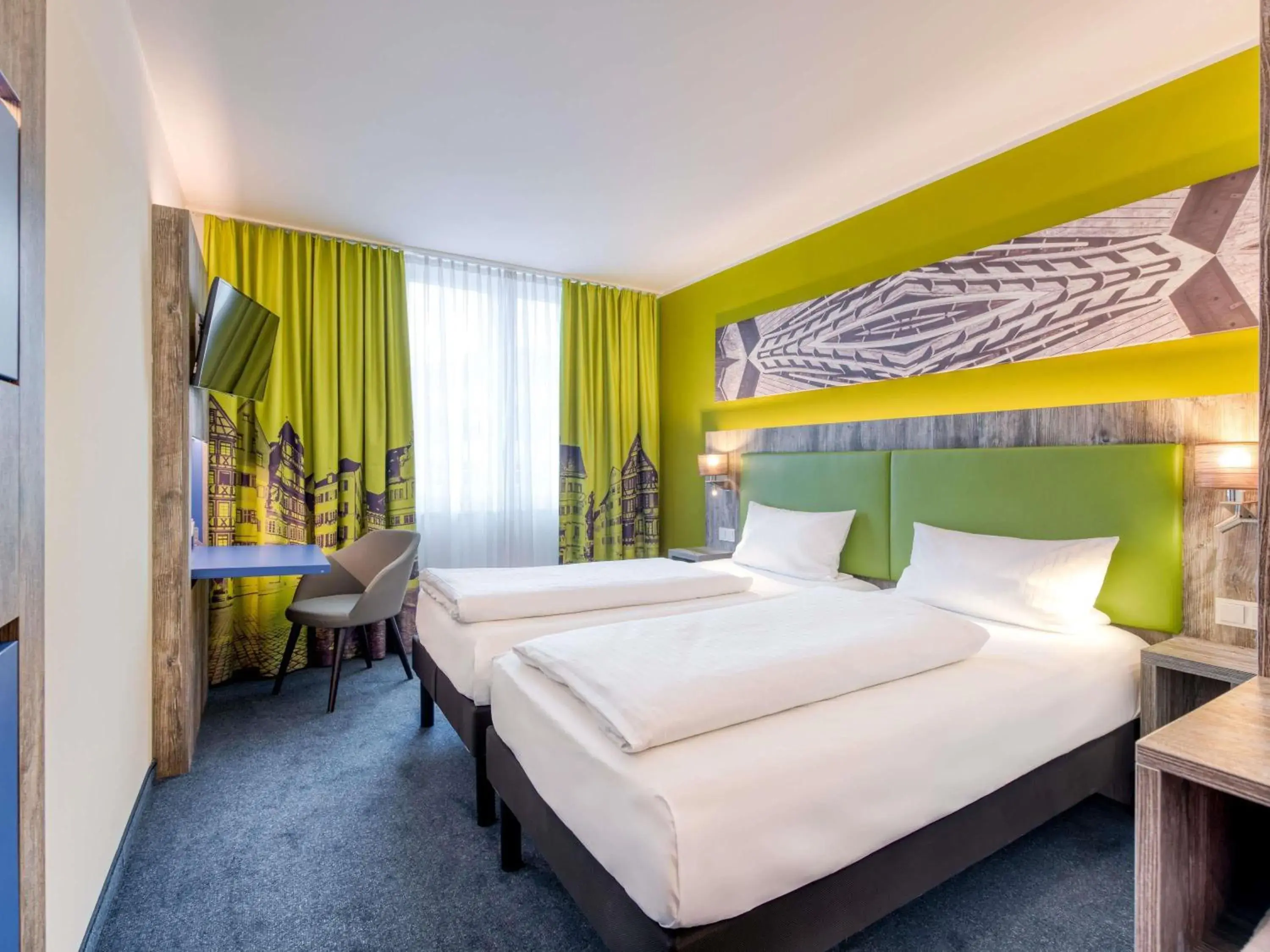 Bedroom, Bed in ibis Styles Tuebingen Bedroom, Bed in ibis Styles Tuebingen