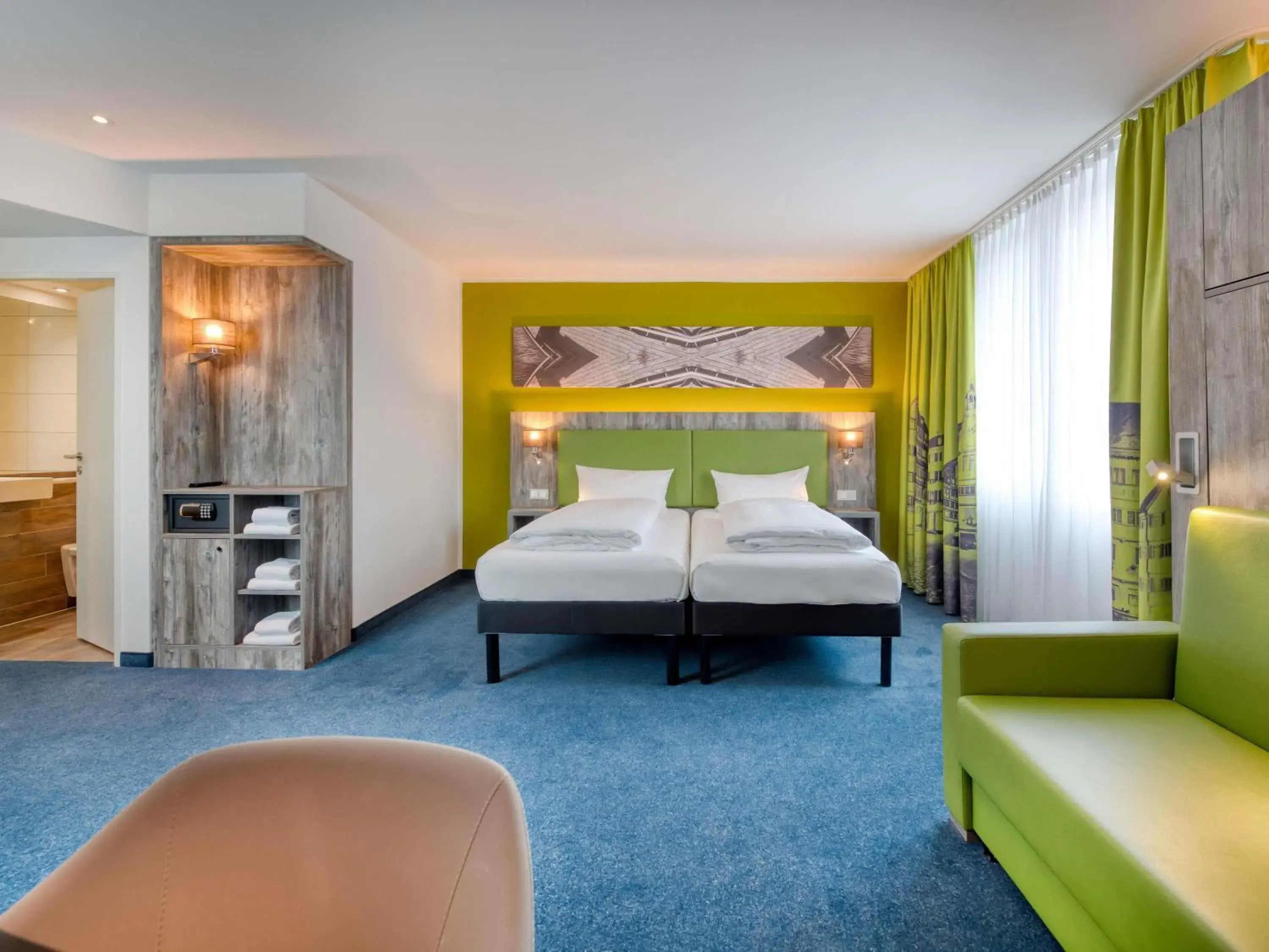 Bedroom, Bed in ibis Styles Tuebingen Bedroom, Bed in ibis Styles Tuebingen