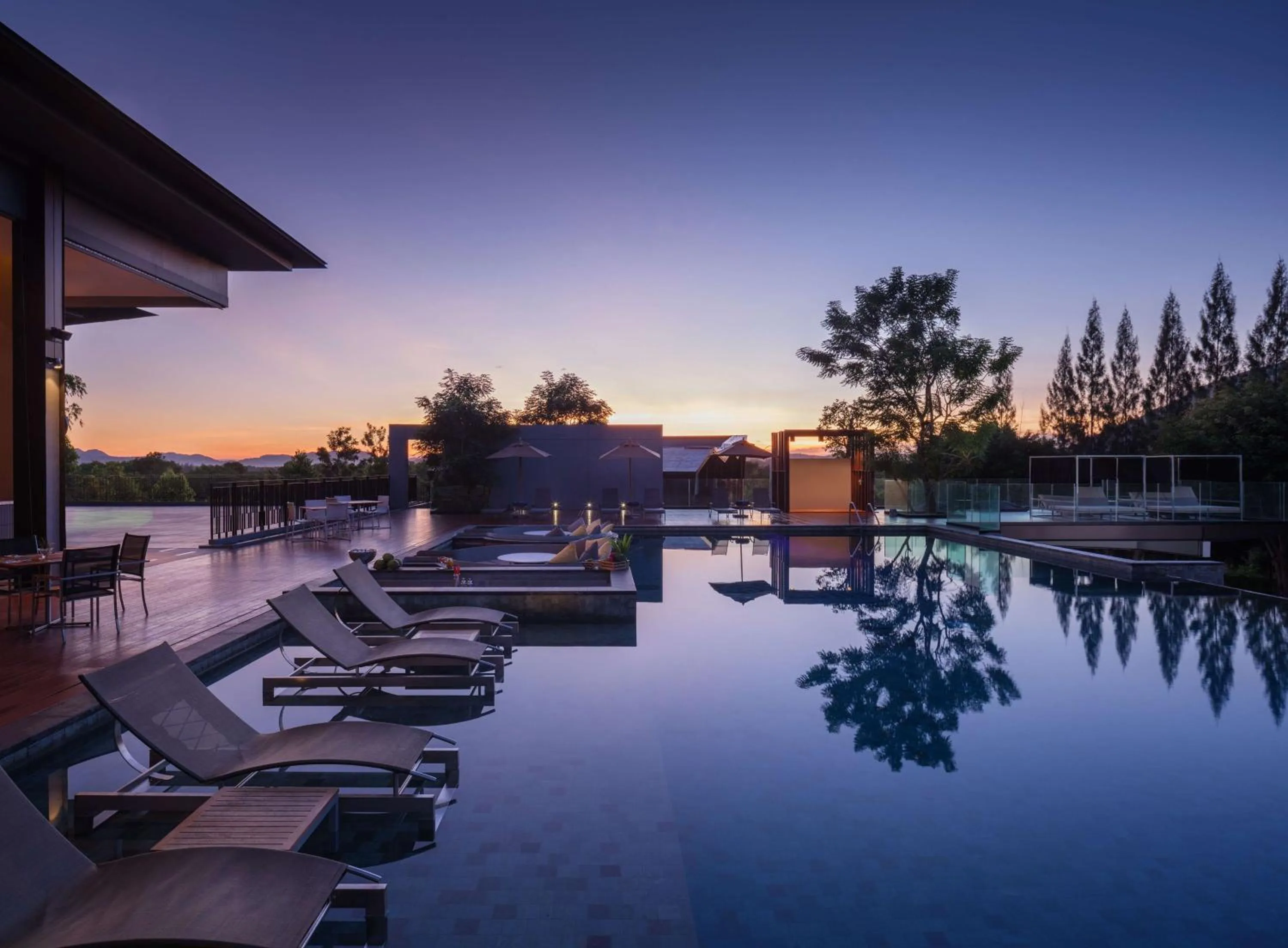 Pool view in dusitD2 Khao Yai