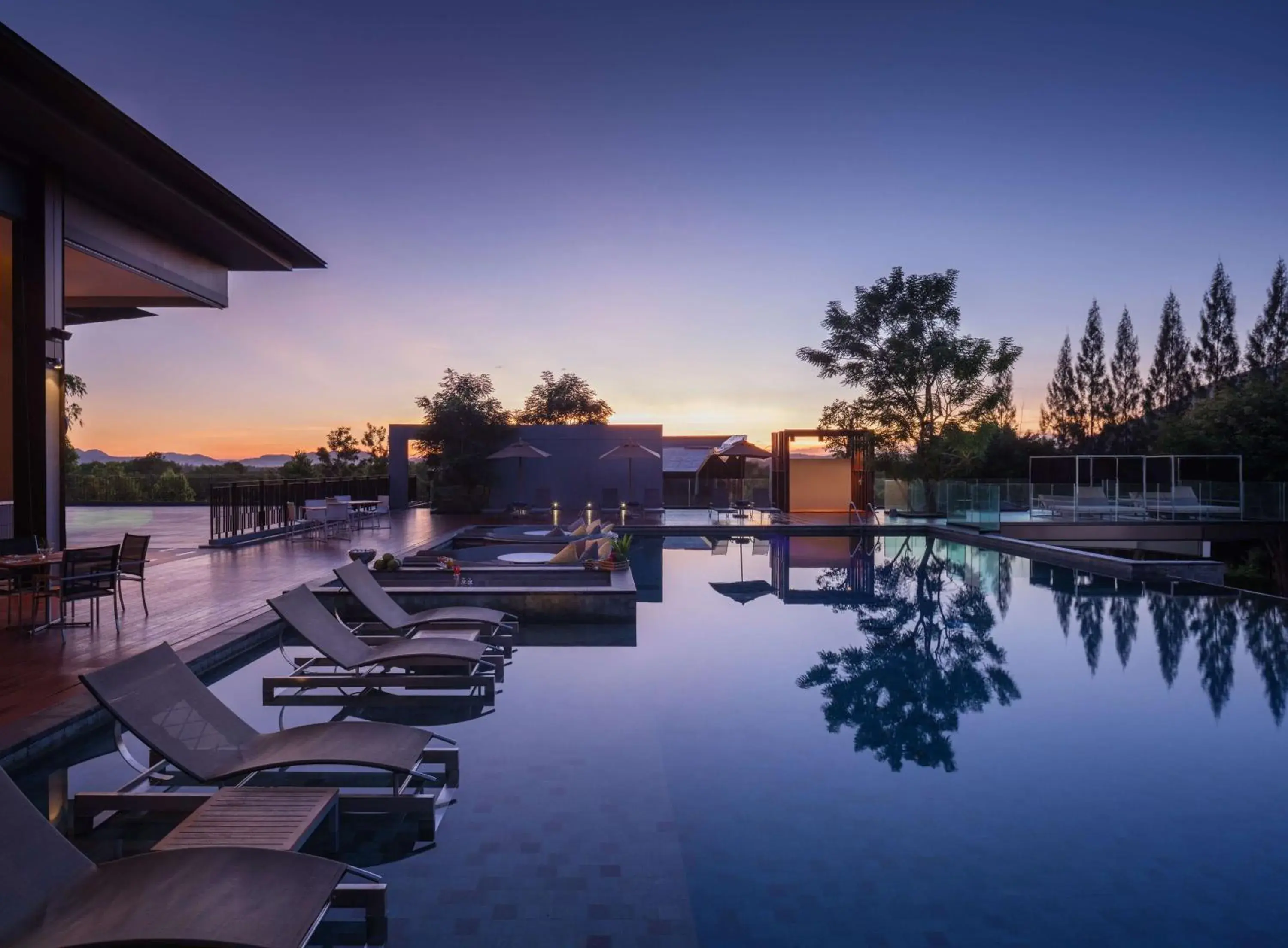 Pool view in dusitD2 Khao Yai Pool view in dusitD2 Khao Yai