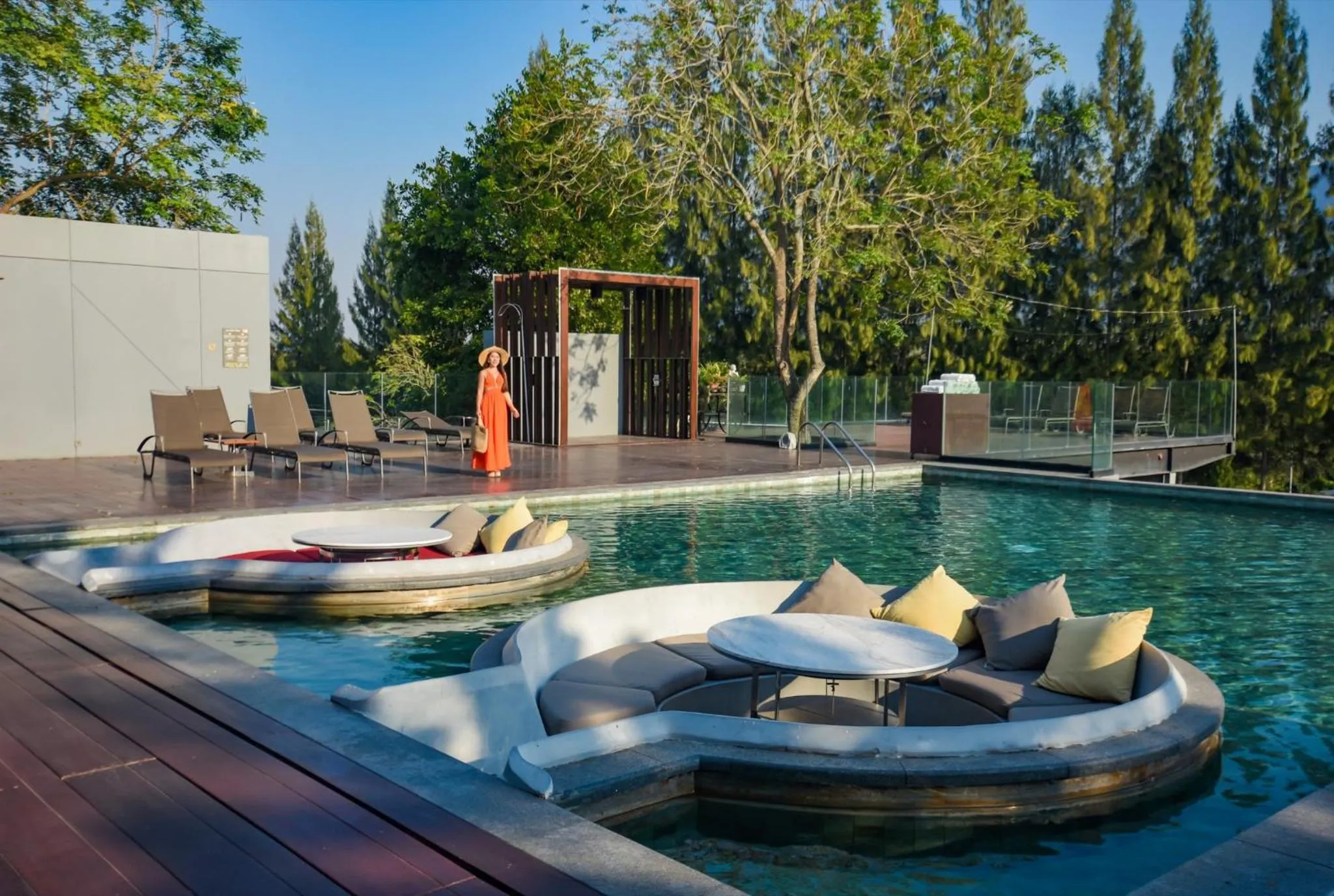 Swimming pool in dusitD2 Khao Yai