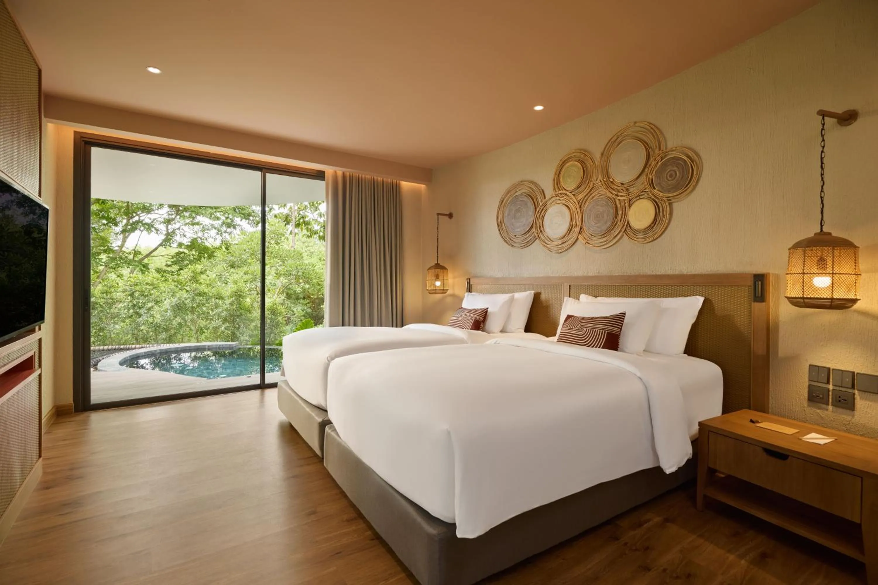 Bed in dusitD2 Khao Yai