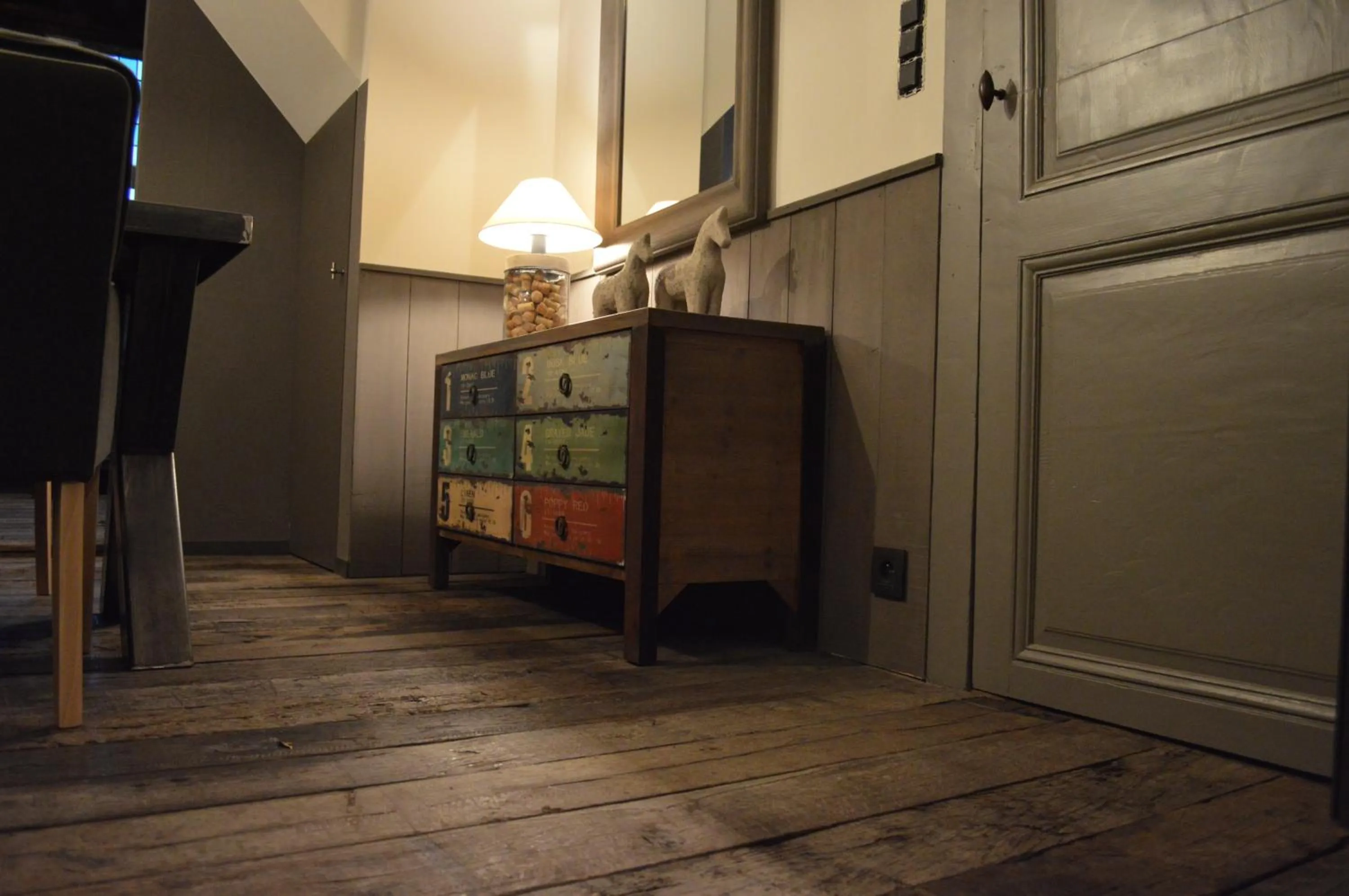 Decorative detail in De Waterzooi Lodge