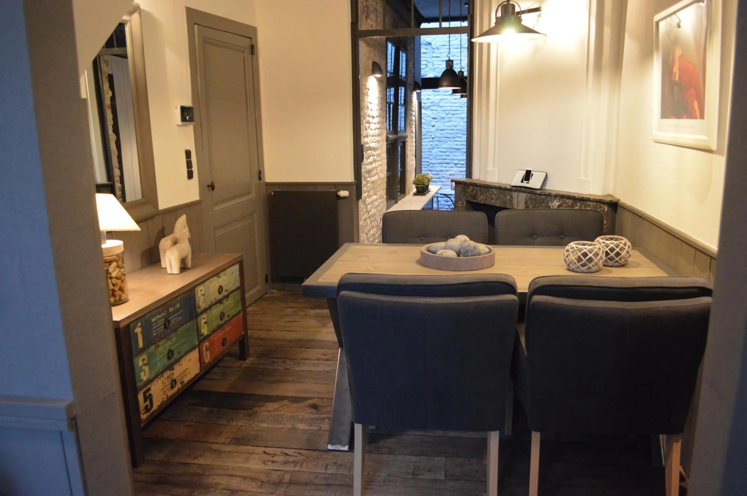 Decorative detail in De Waterzooi Lodge