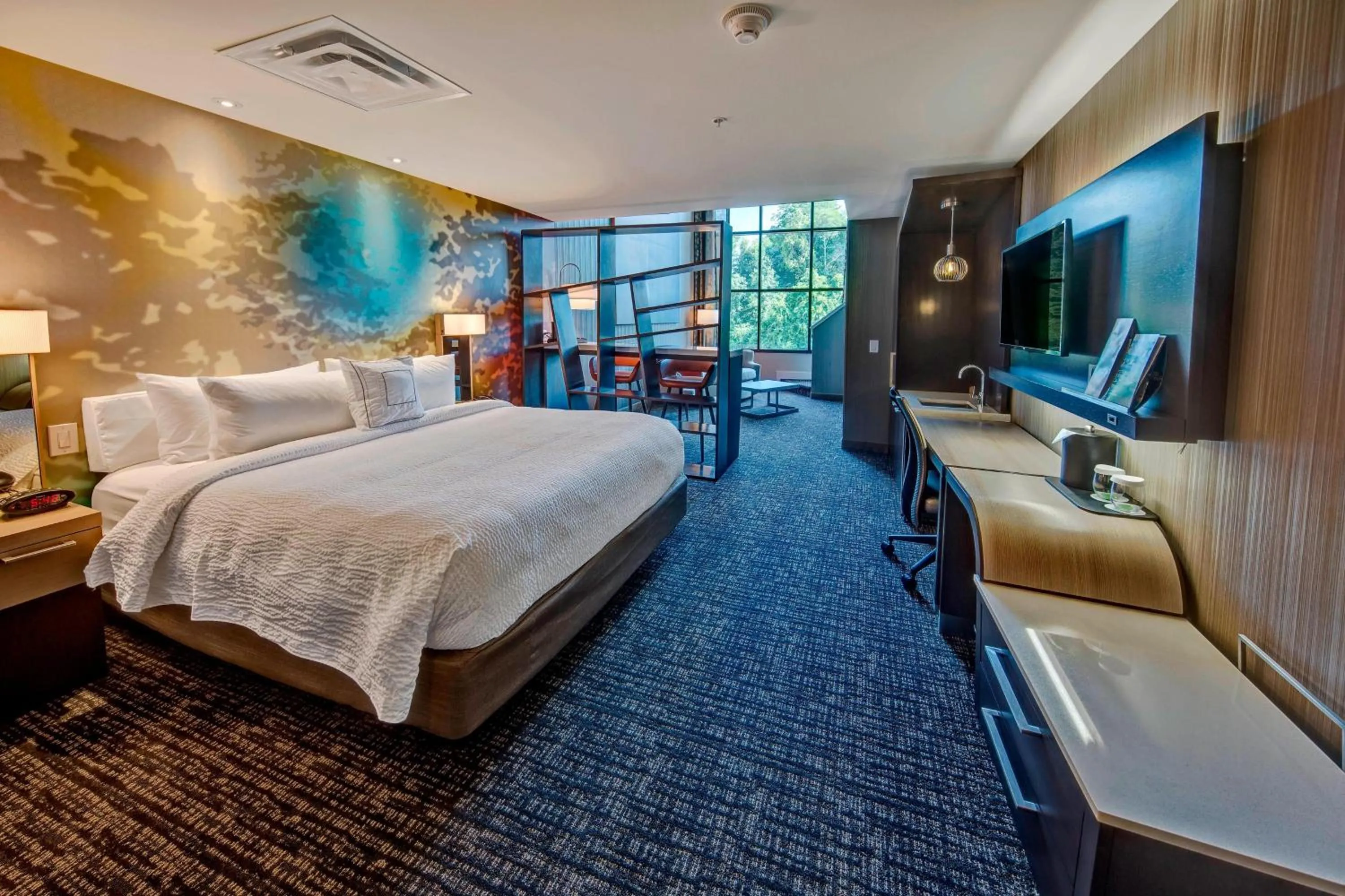 Photo of the whole room, Bed in Courtyard by Marriott Oxford