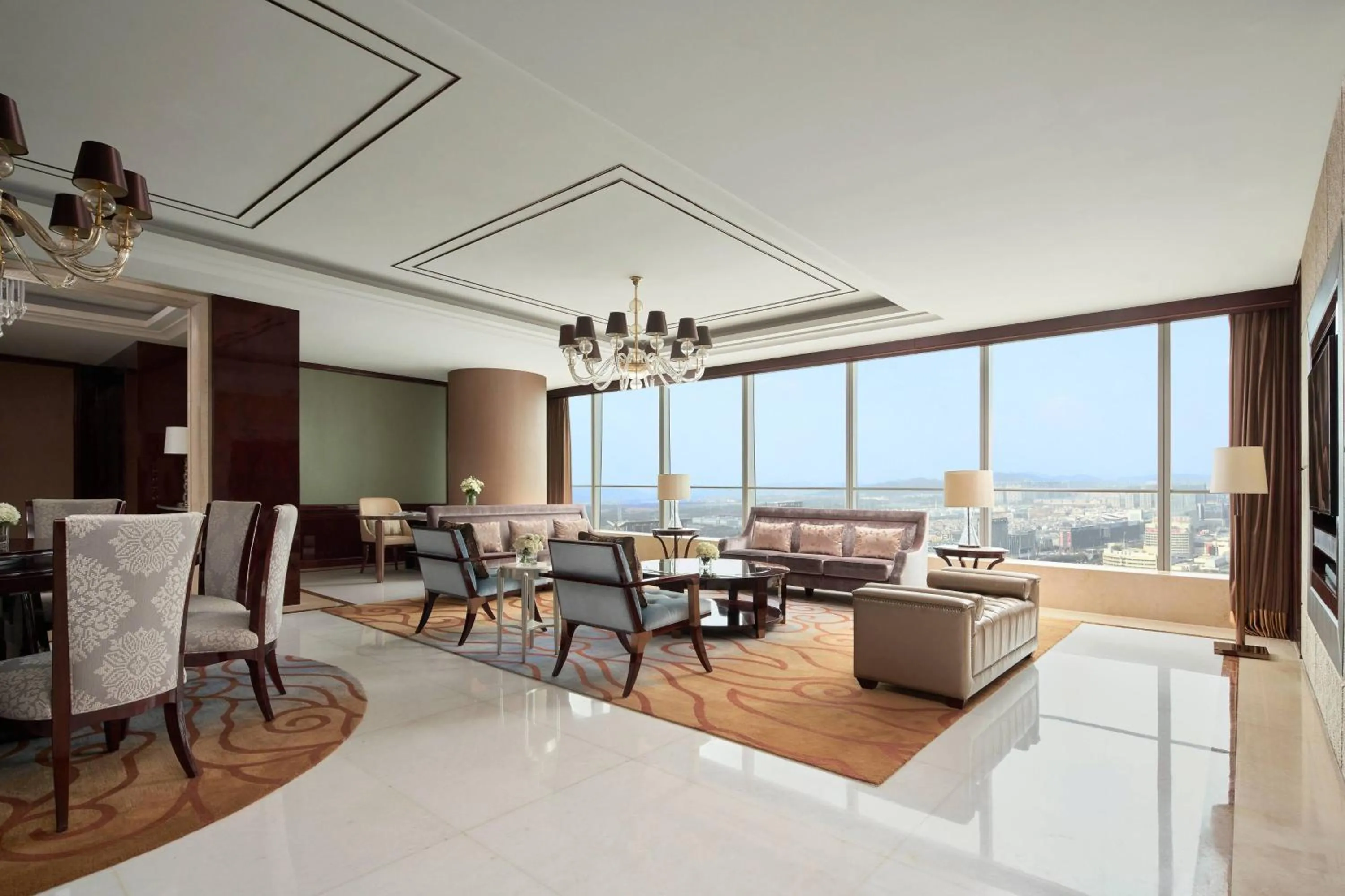 Living room in Yiwu Marriott Hotel