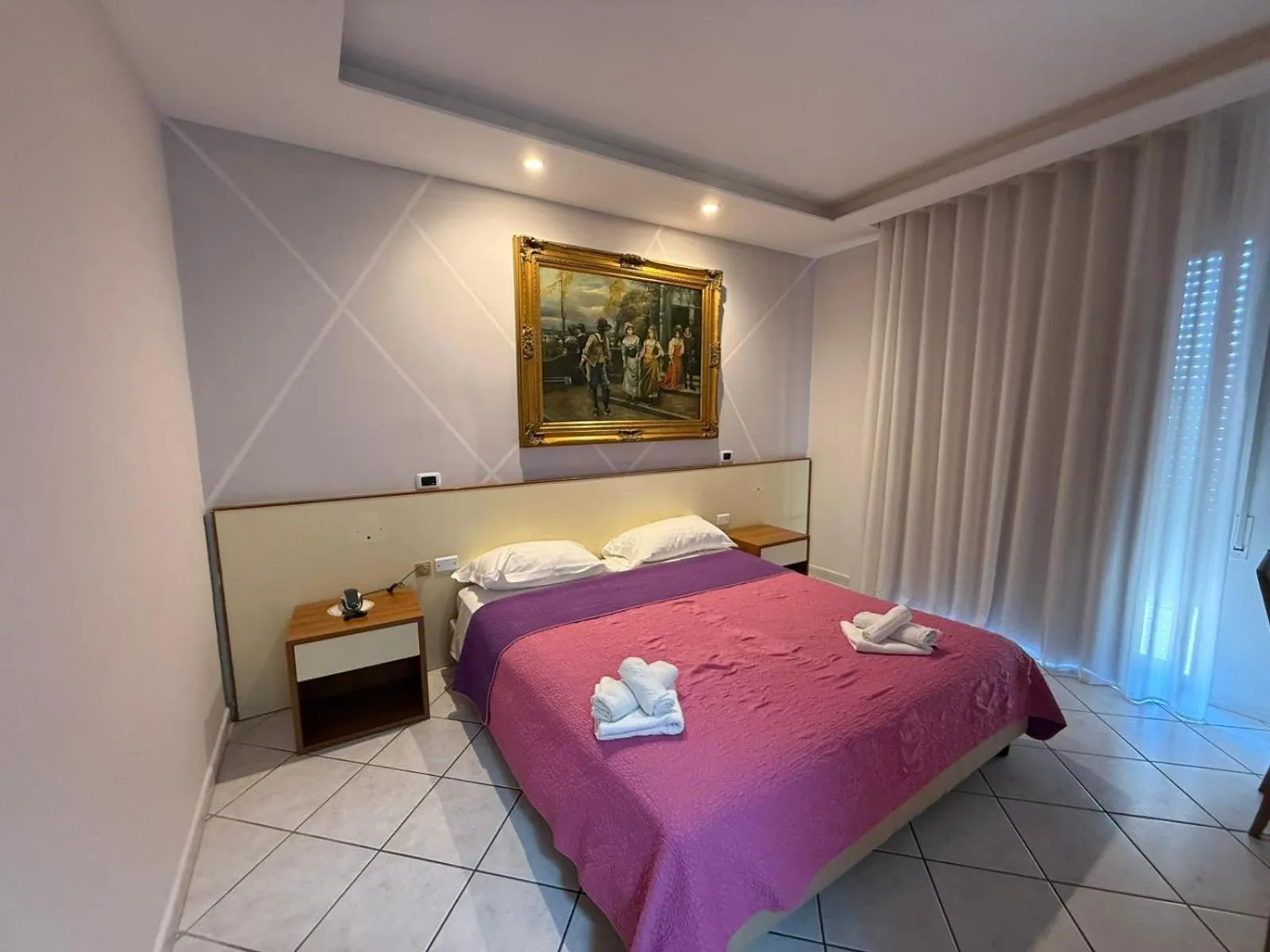 Bed in Hotel Happy Days