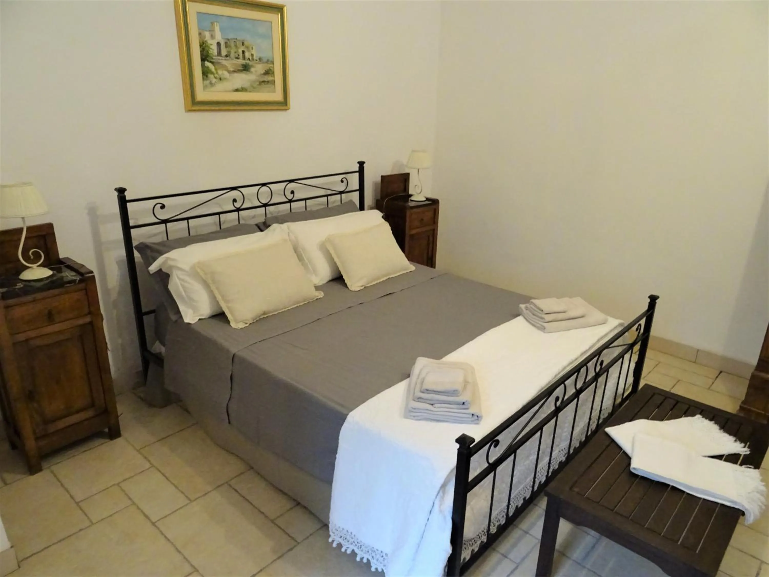 Bed in Masseria Scianne
