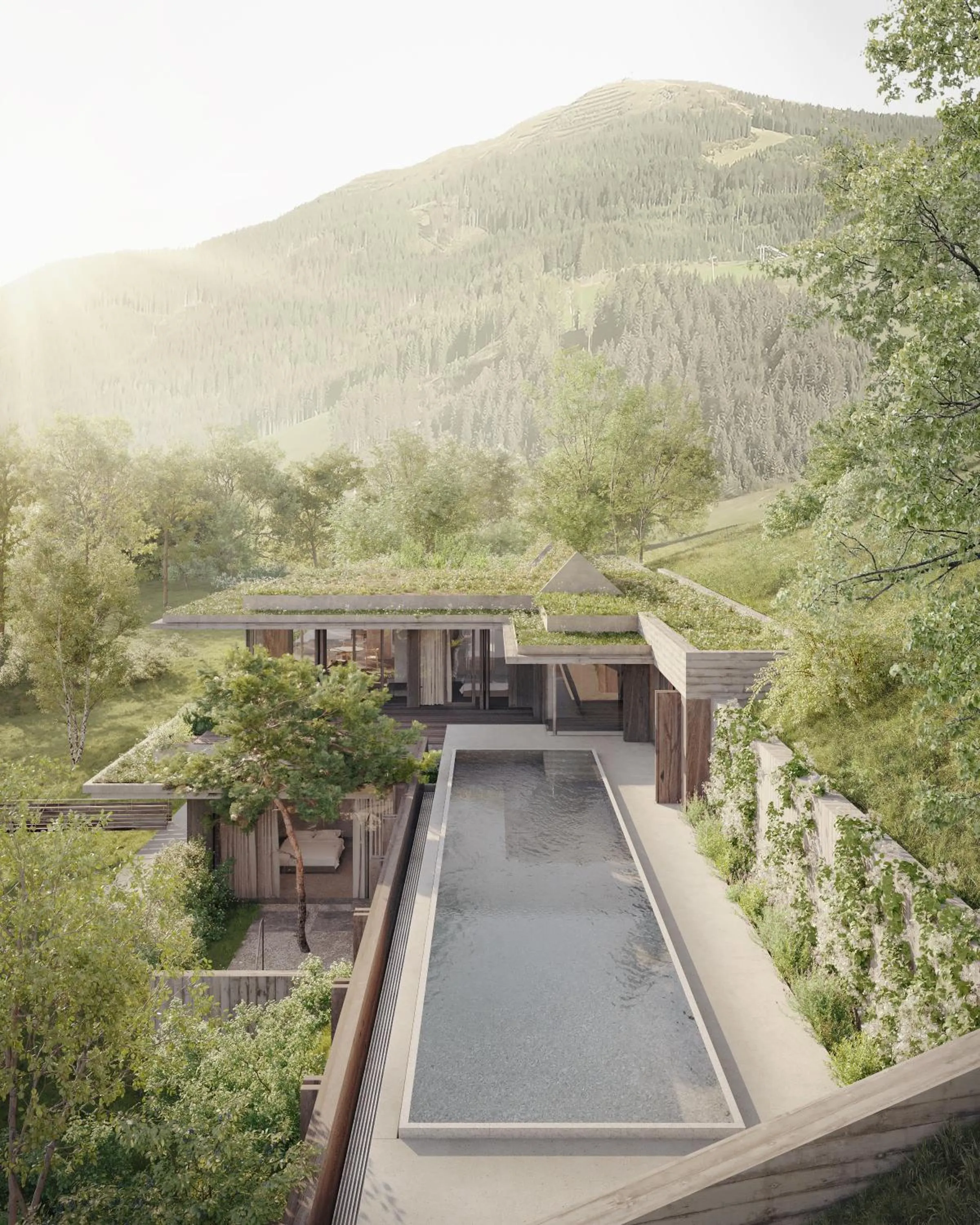 Swimming pool in Wiesergut