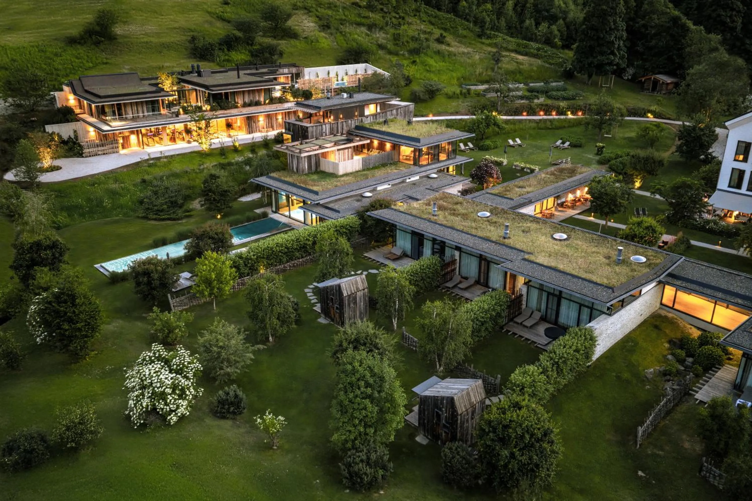 Bird's eye view in Wiesergut