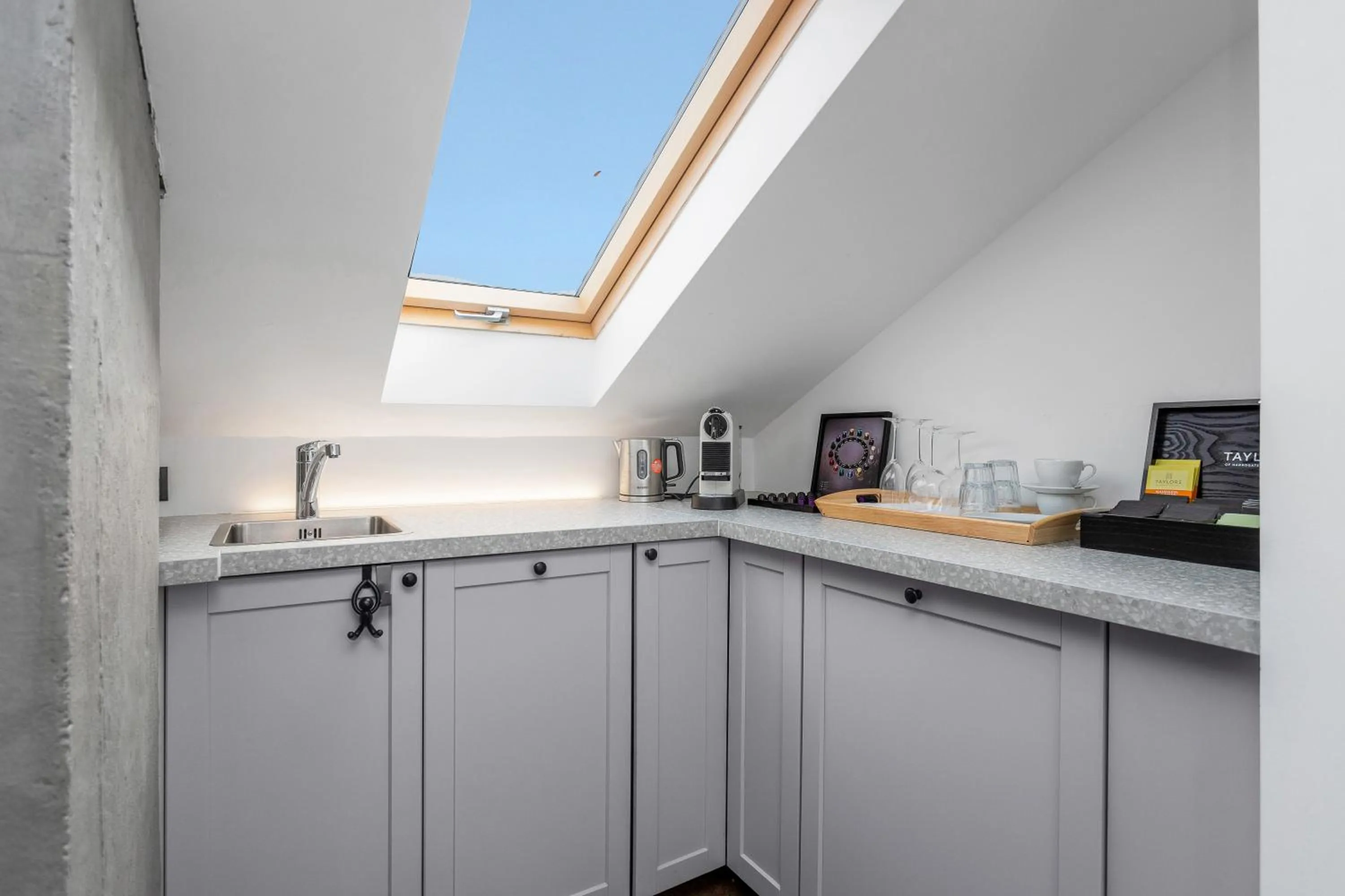 Kitchen or kitchenette in Freyja Guesthouse & Suites