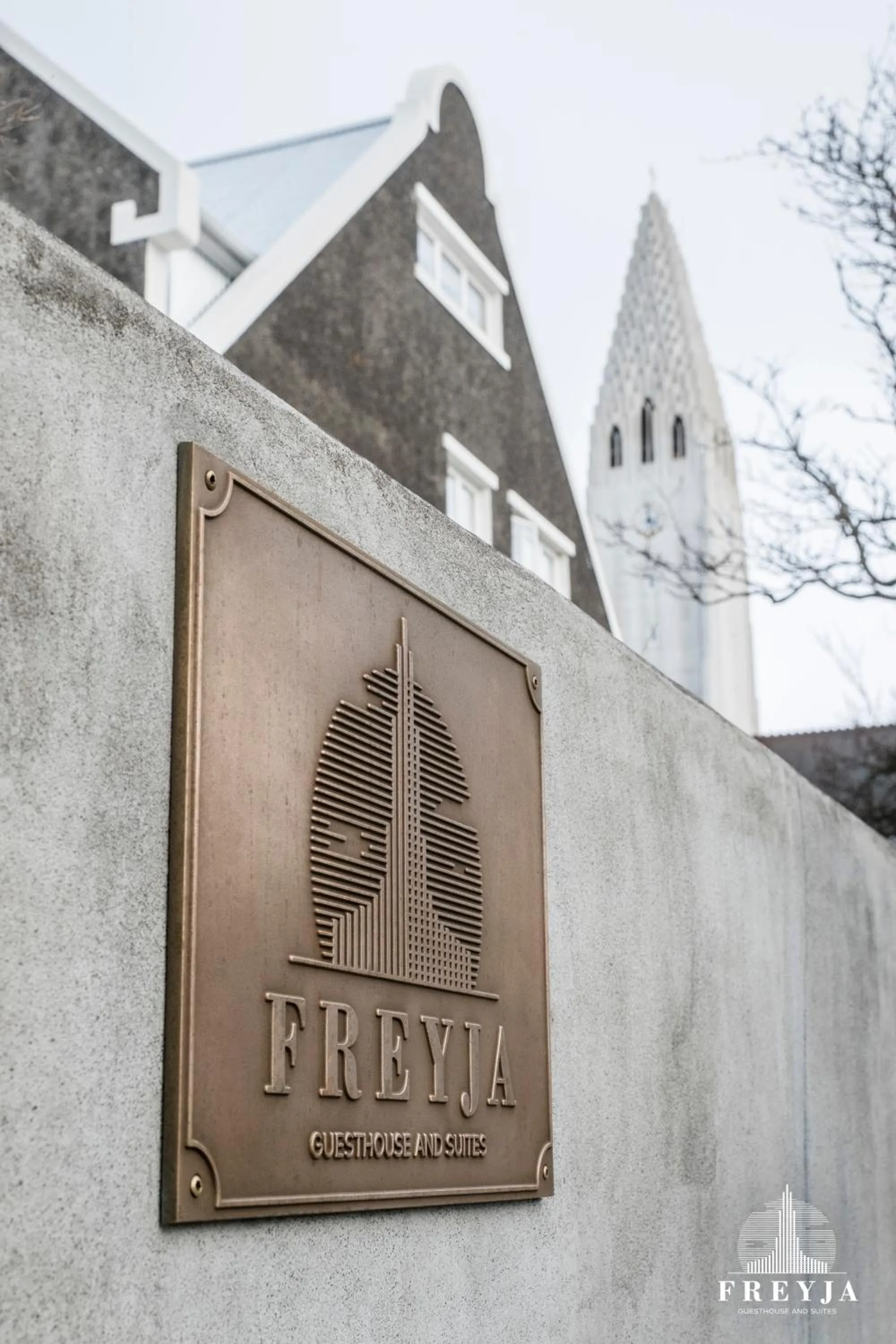 Property building in Freyja Guesthouse & Suites