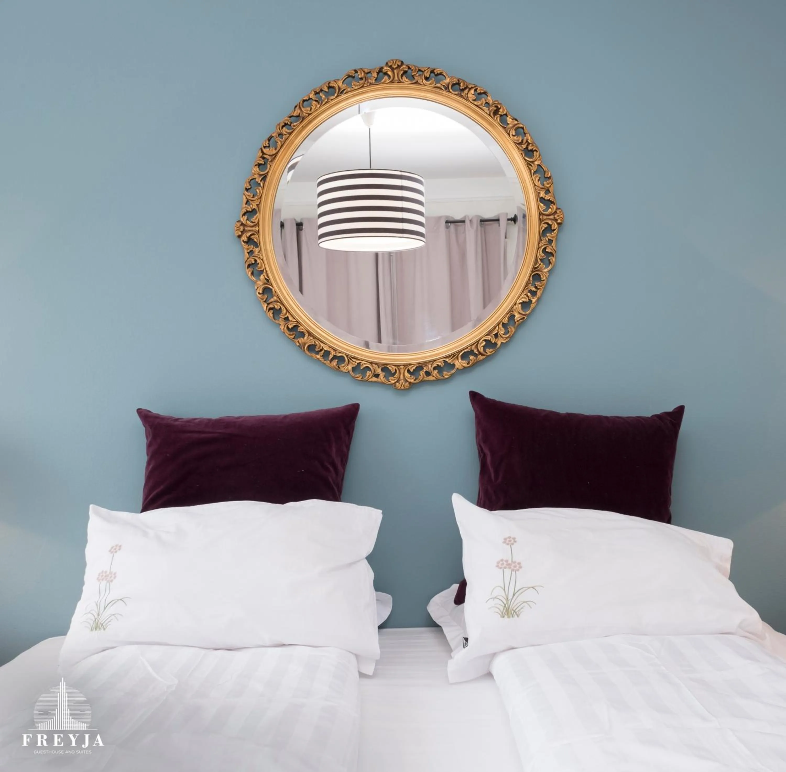 Bedroom, Bed in Freyja Guesthouse & Suites