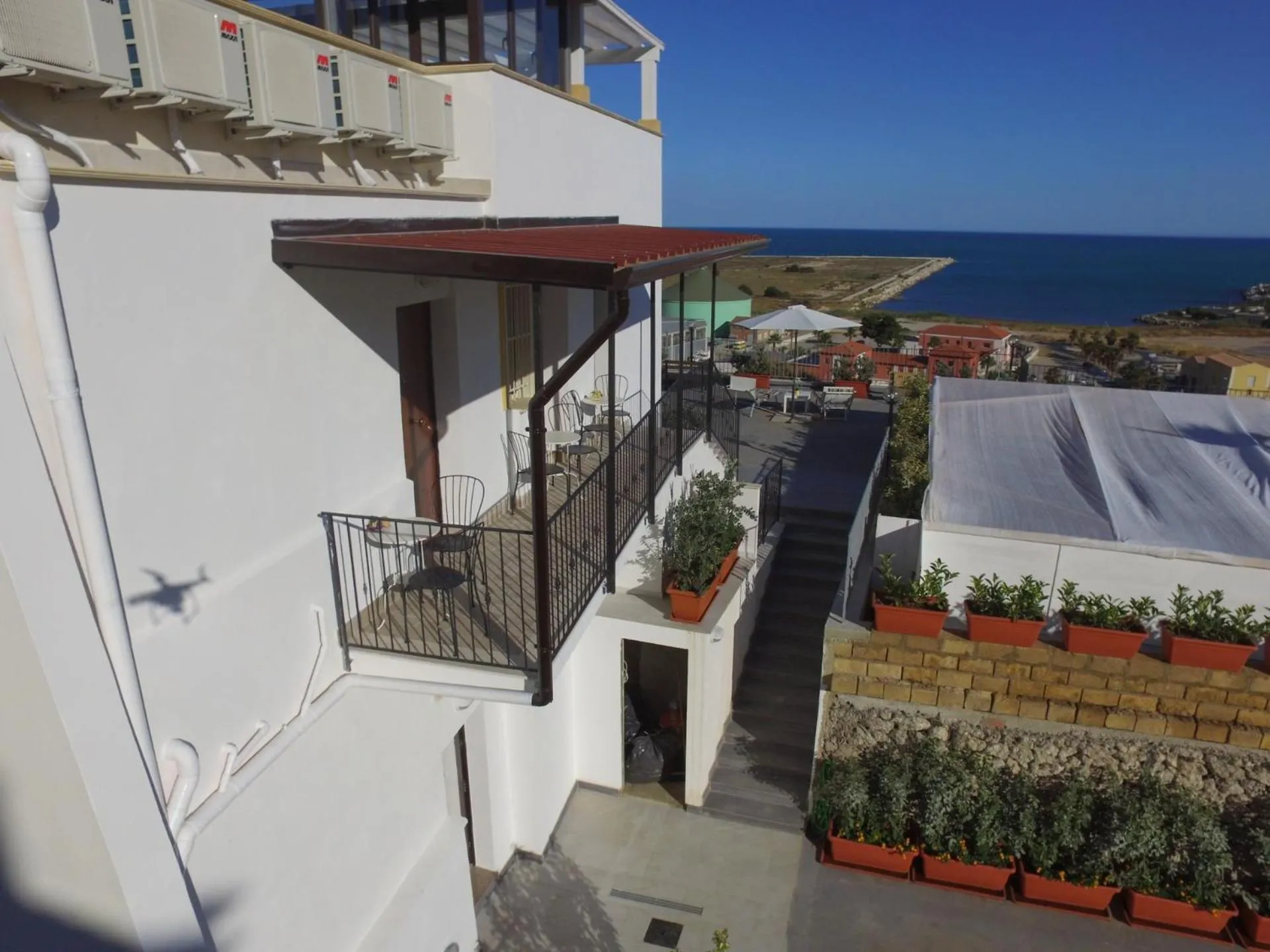 Garden view in B&B Baglio Santa Croce