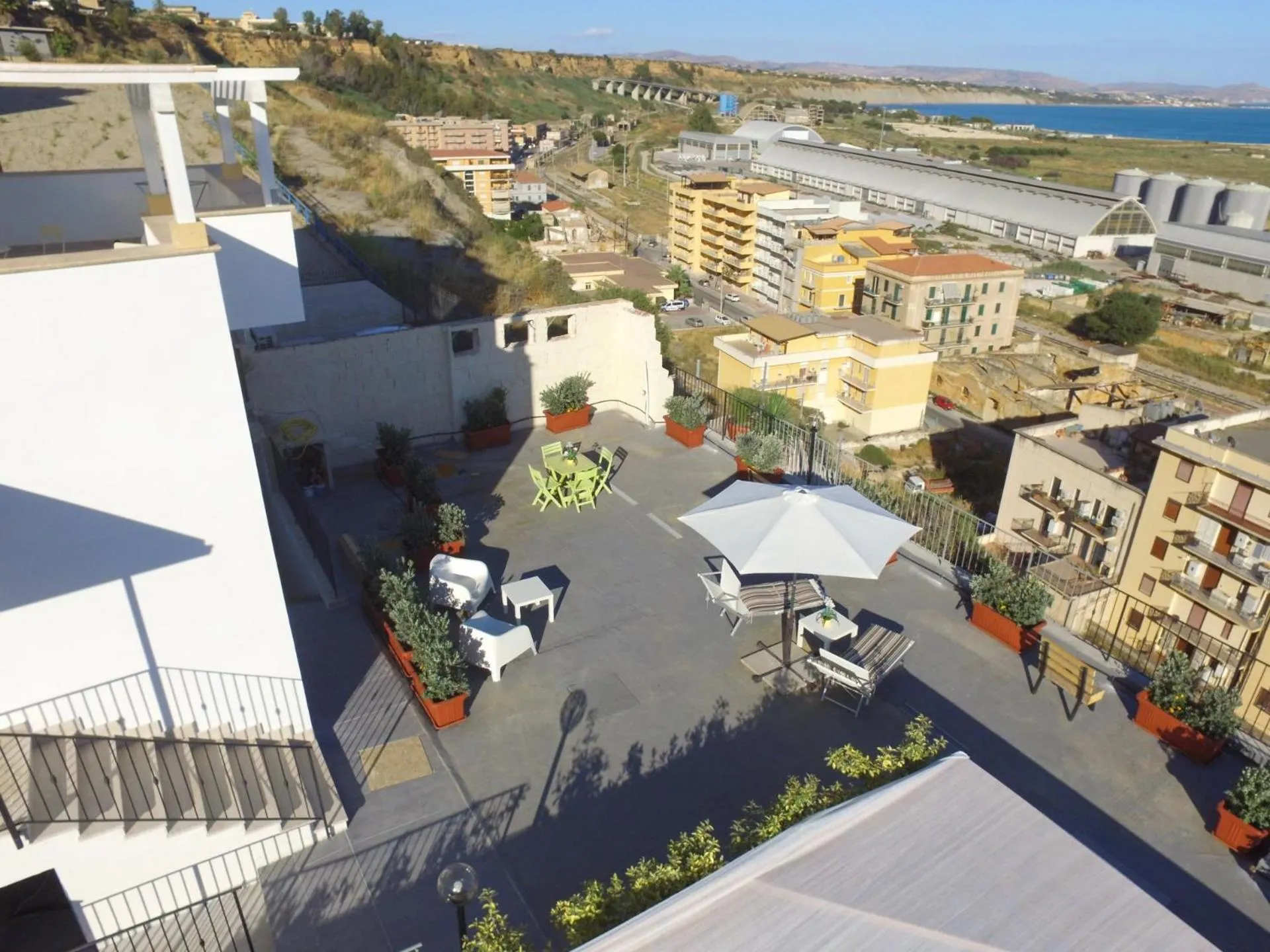 Garden view in B&B Baglio Santa Croce