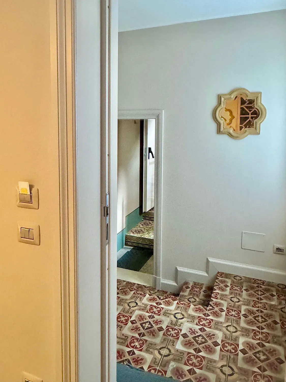 Decorative detail in Hotel San Michele