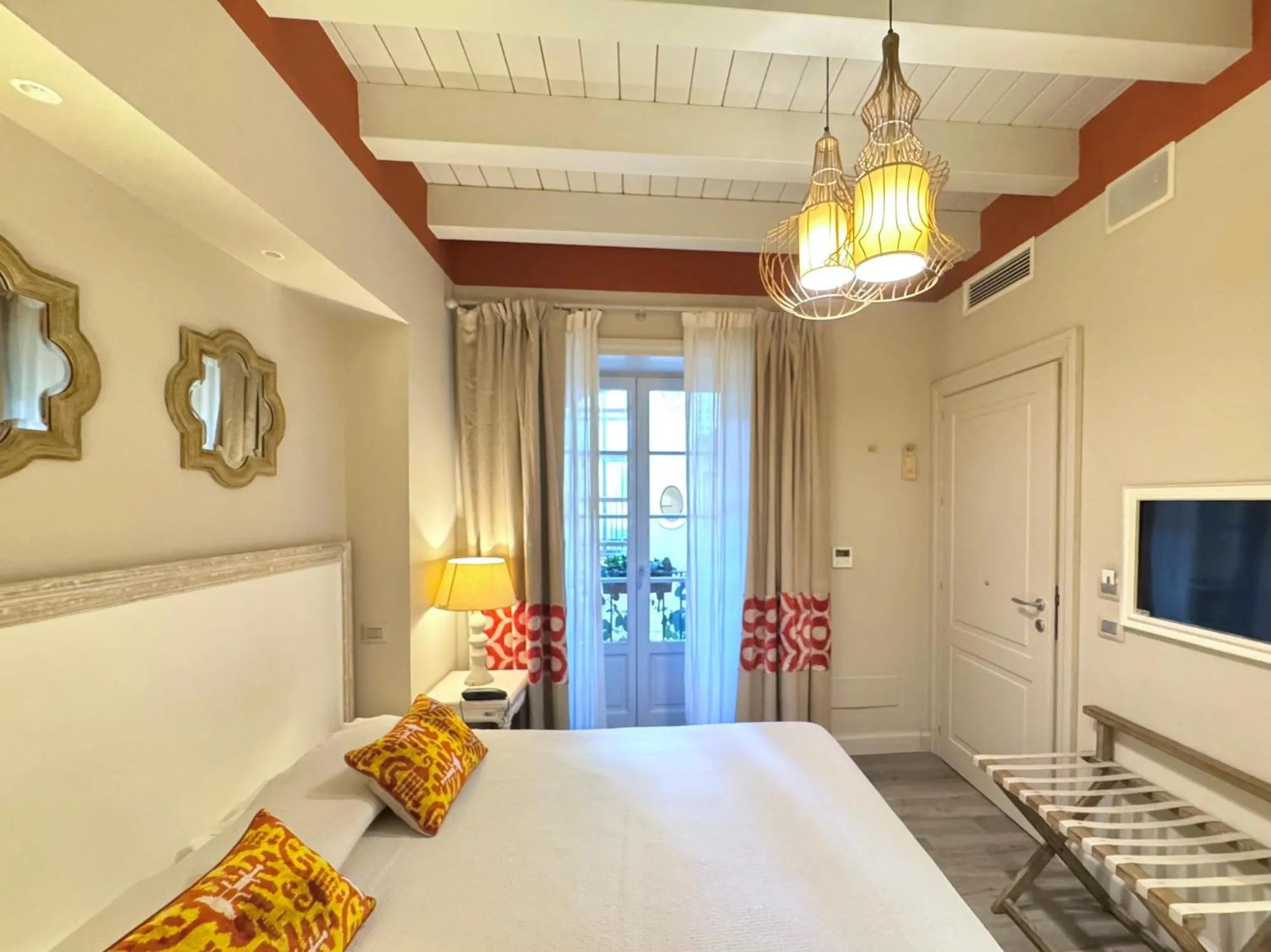 Bedroom, Bed in Hotel San Michele